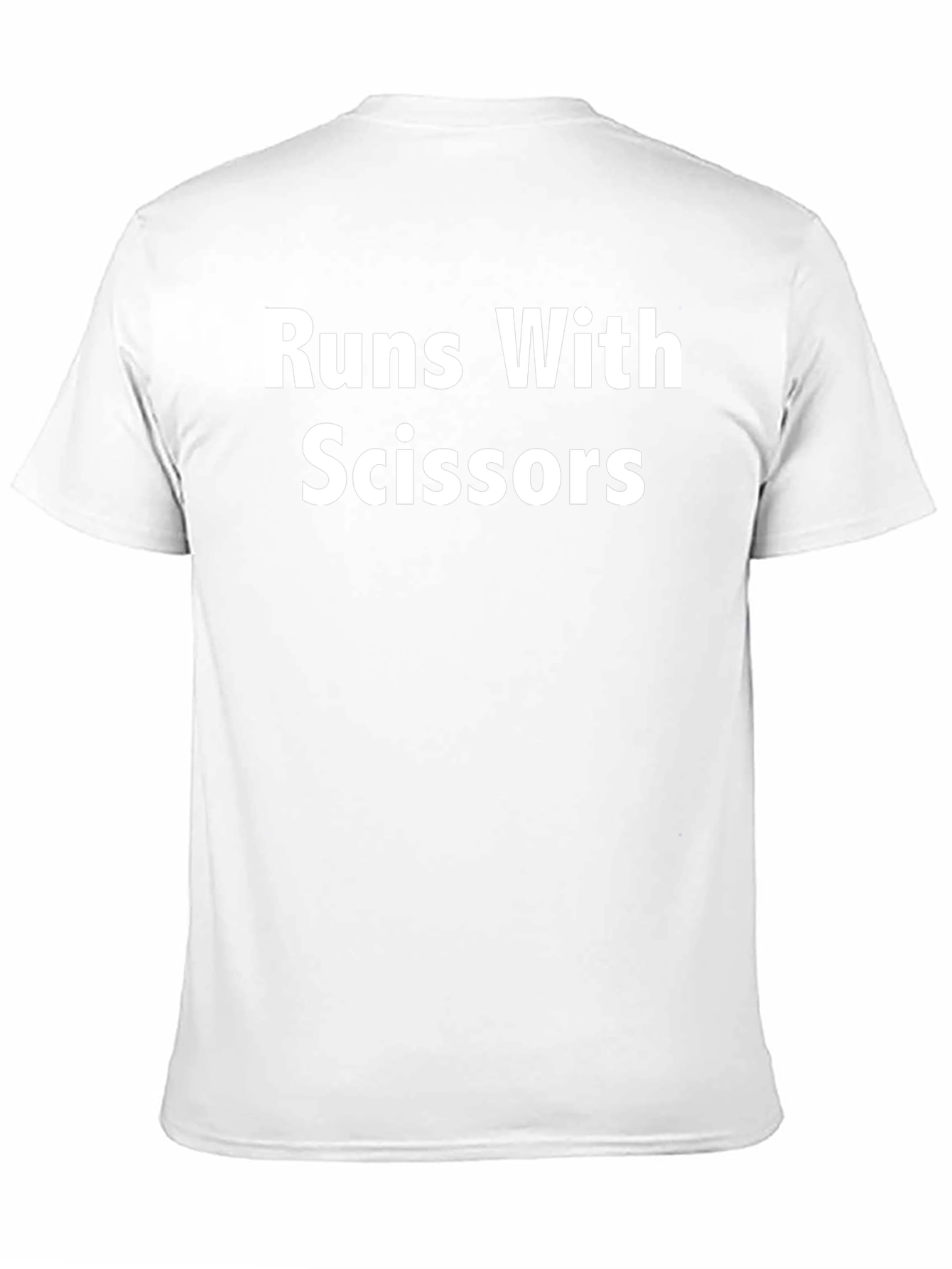Runs With Scissors Black Graphic Tee