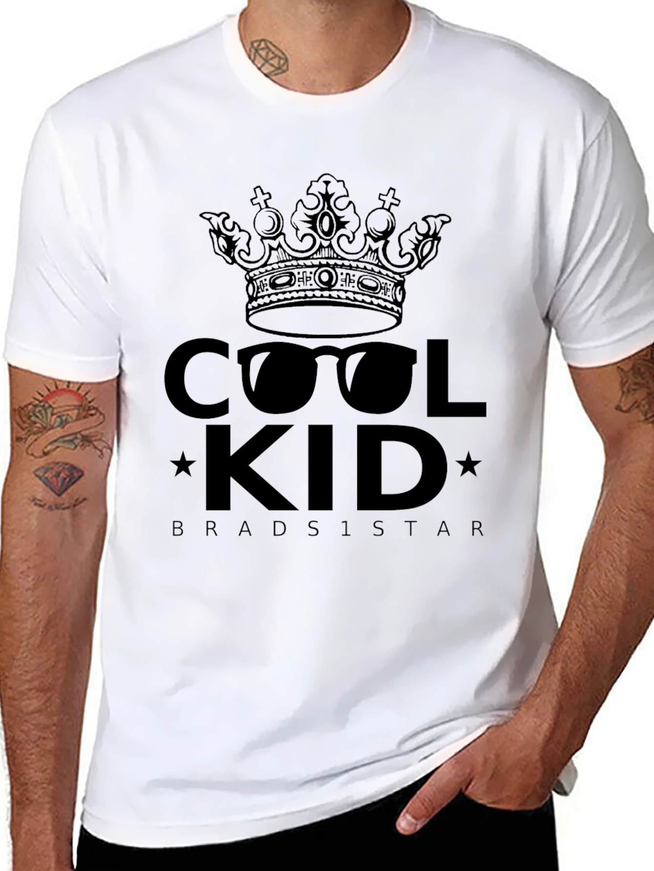 Cool Kid Crown Tee - Brads 1 Star