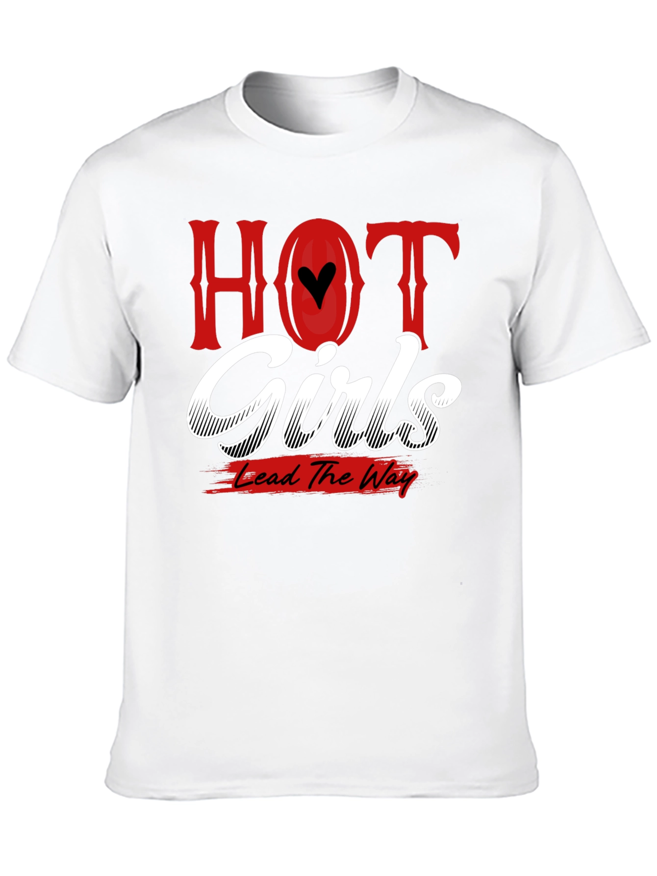 Hot Girls Lead the Way T-Shirt - Black