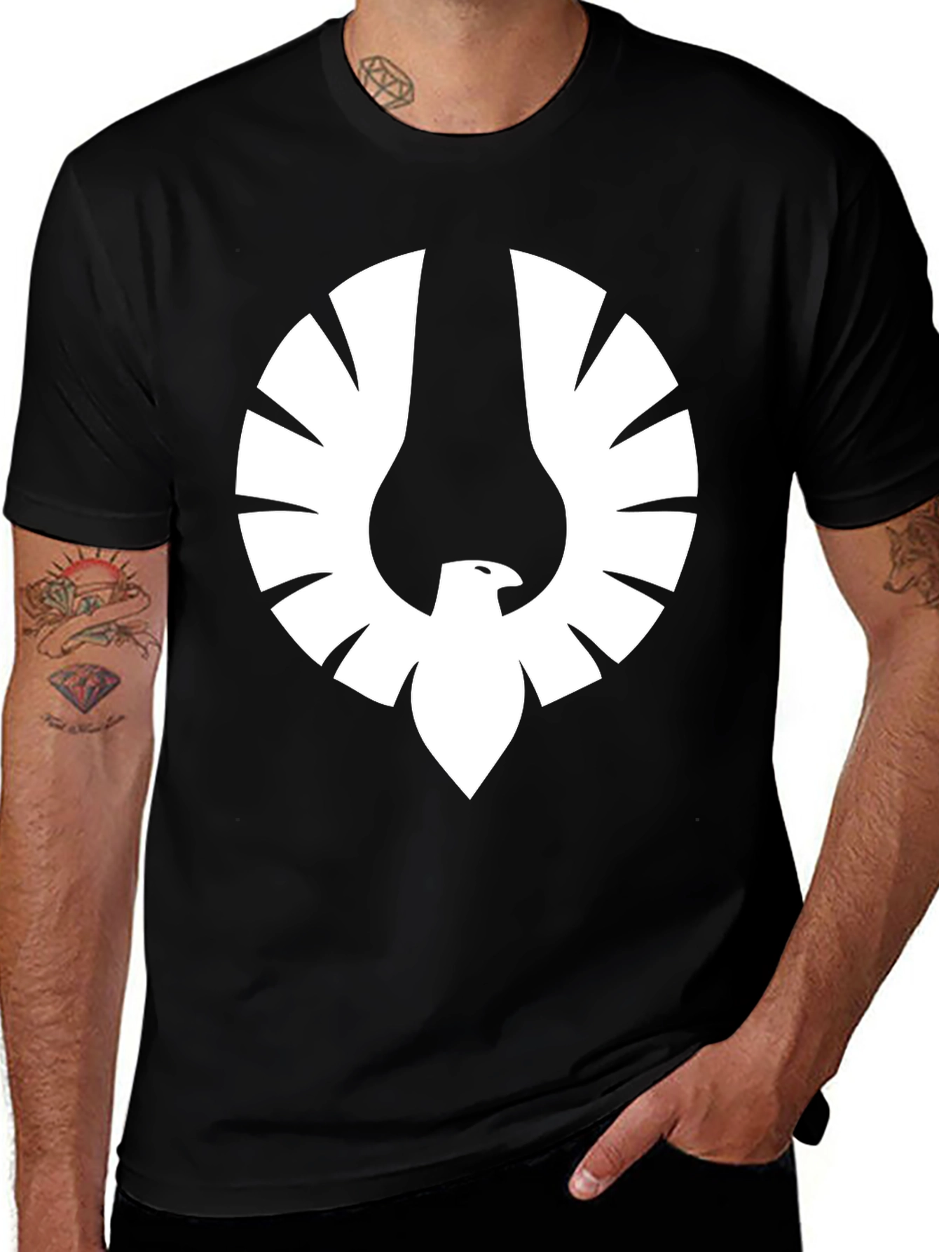 Phoenix Graphic T-Shirt - Black