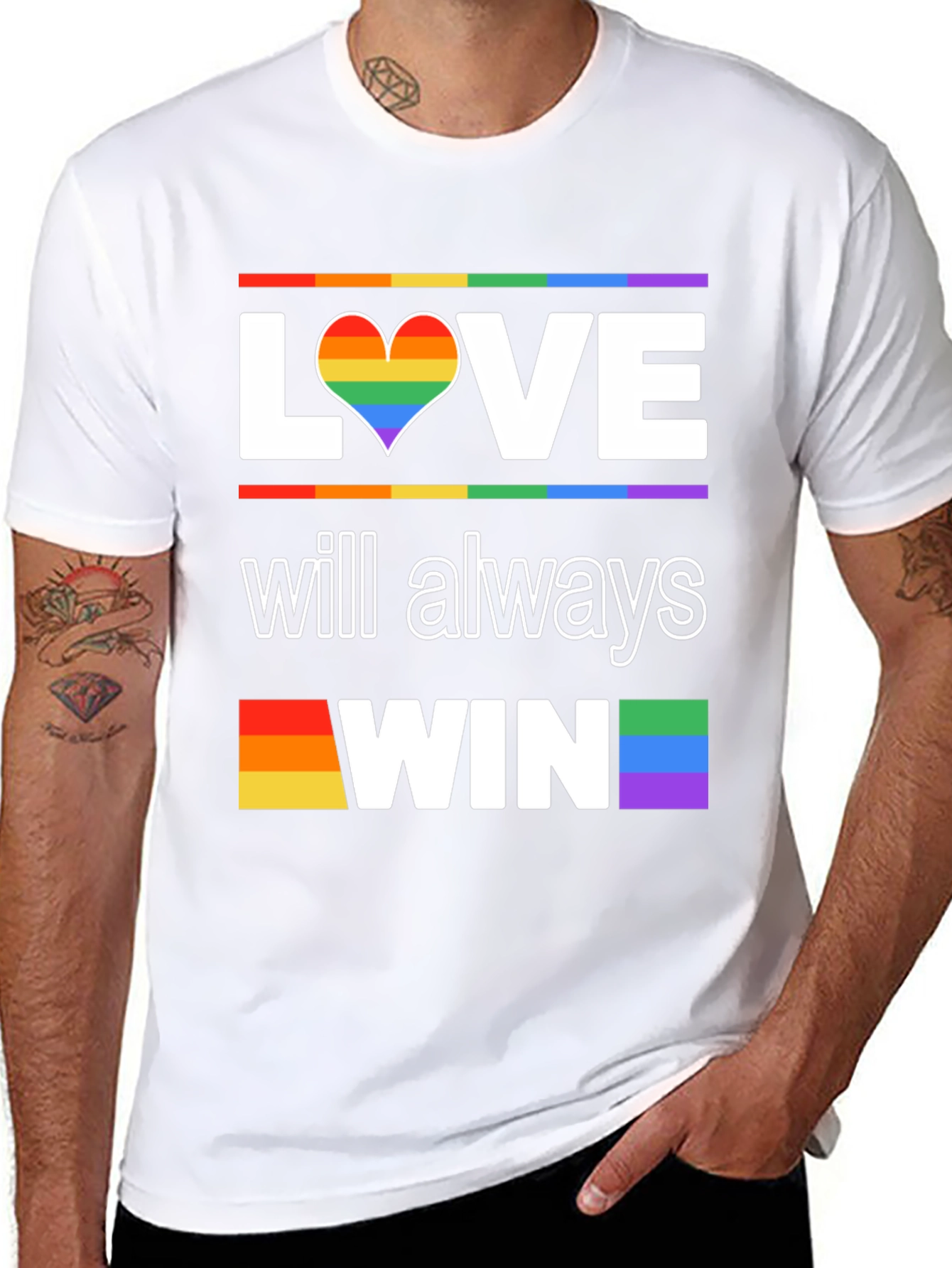 Love Will Always Win LGBTQ Pride T-Shirt