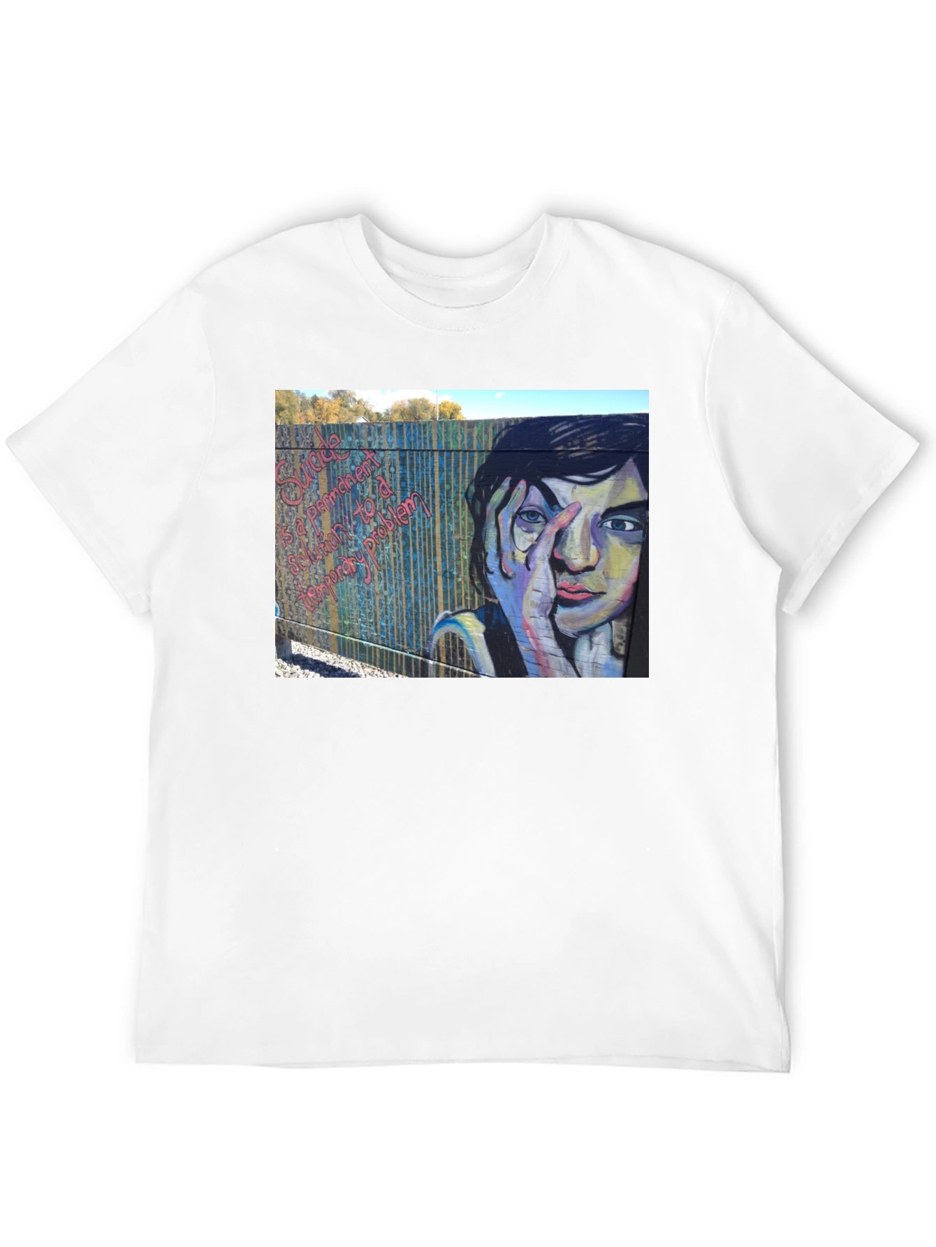 Unique Graphic Tee - Graffiti Art Black T-Shirt