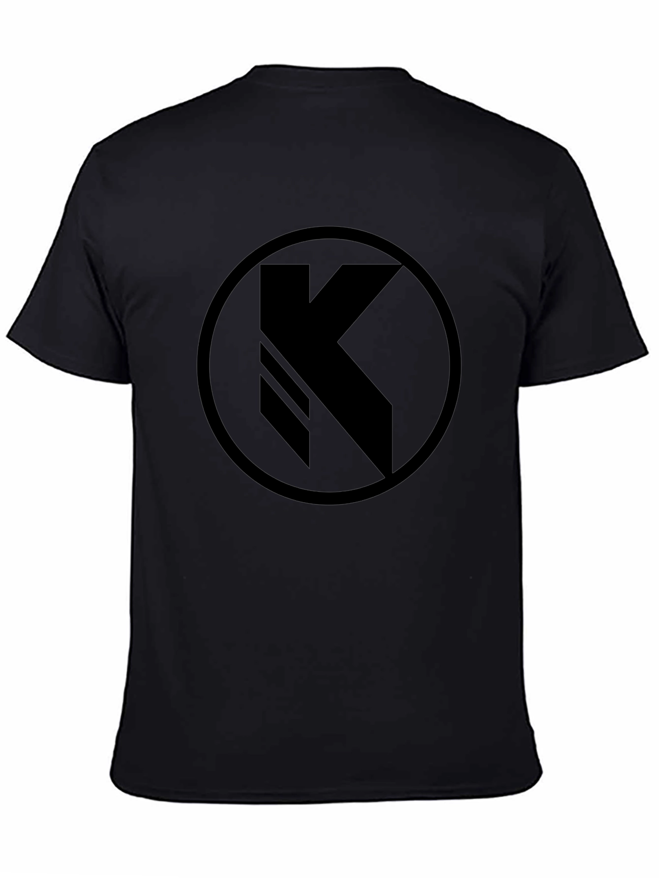 Black T-Shirt with K Circle Logo