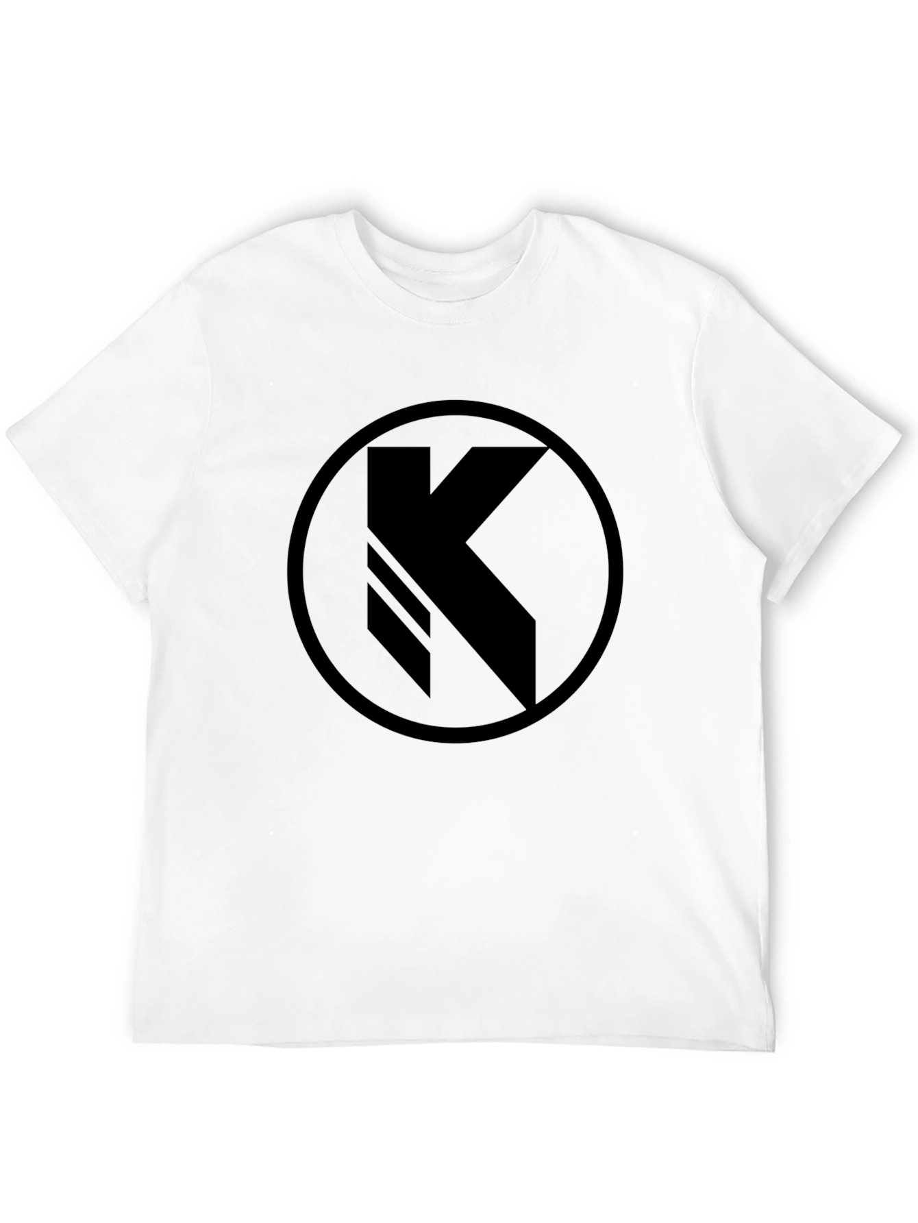 Black T-Shirt with K Circle Logo