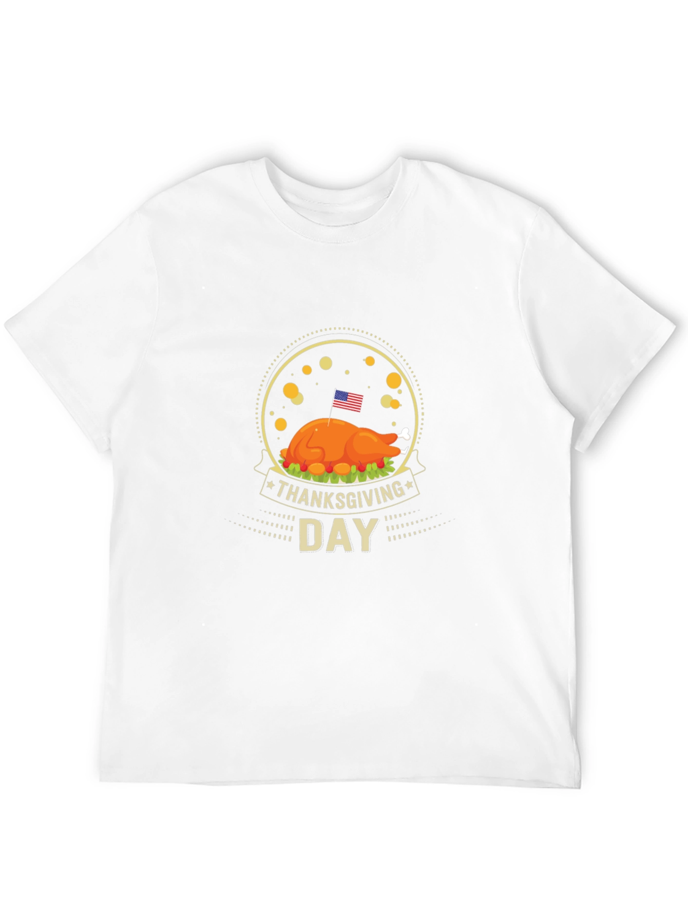 Thanksgiving Day Turkey Graphic T-Shirt