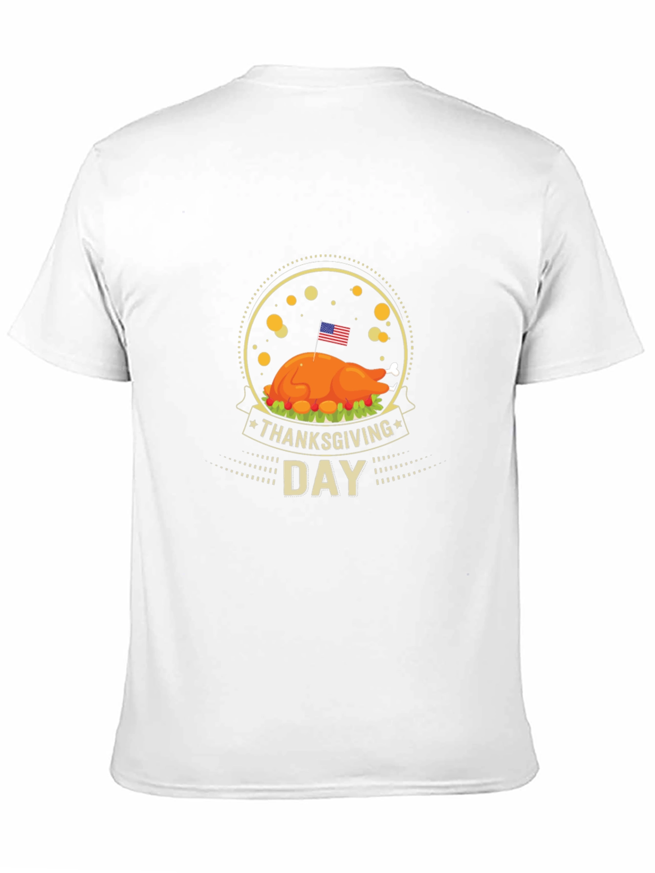 Thanksgiving Day Turkey Graphic T-Shirt