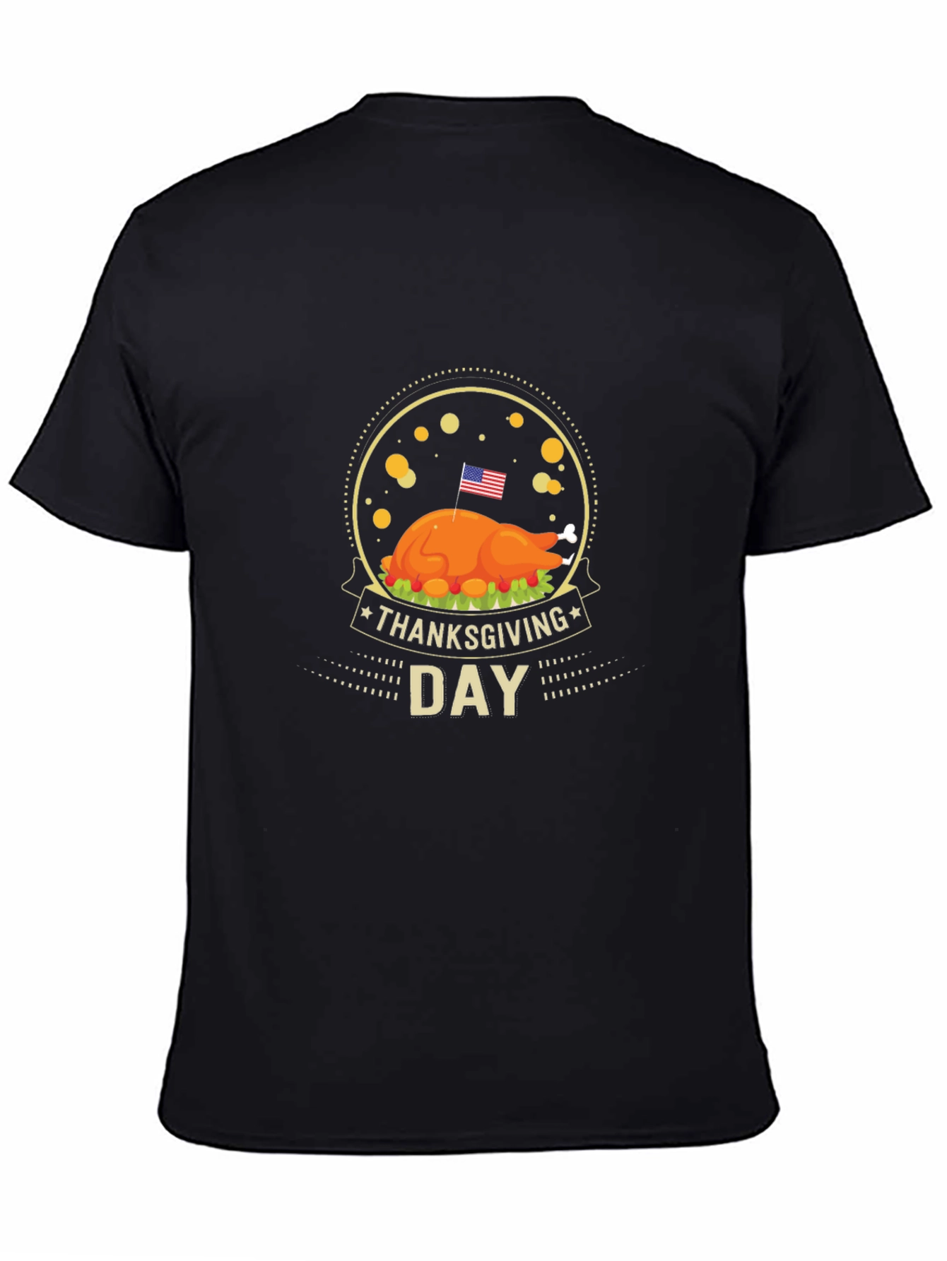 Thanksgiving Day Turkey Graphic T-Shirt