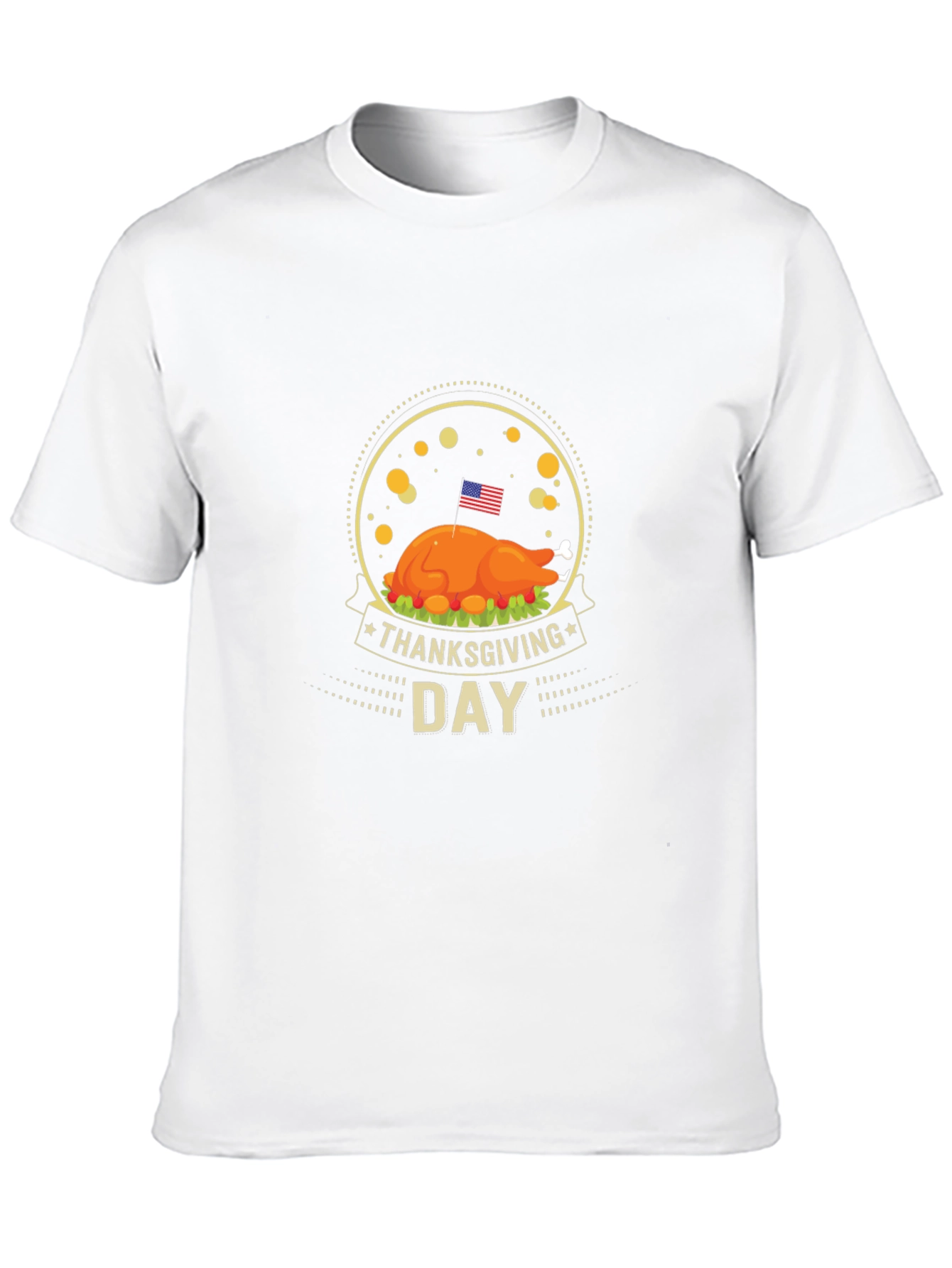 Thanksgiving Day Turkey Graphic T-Shirt