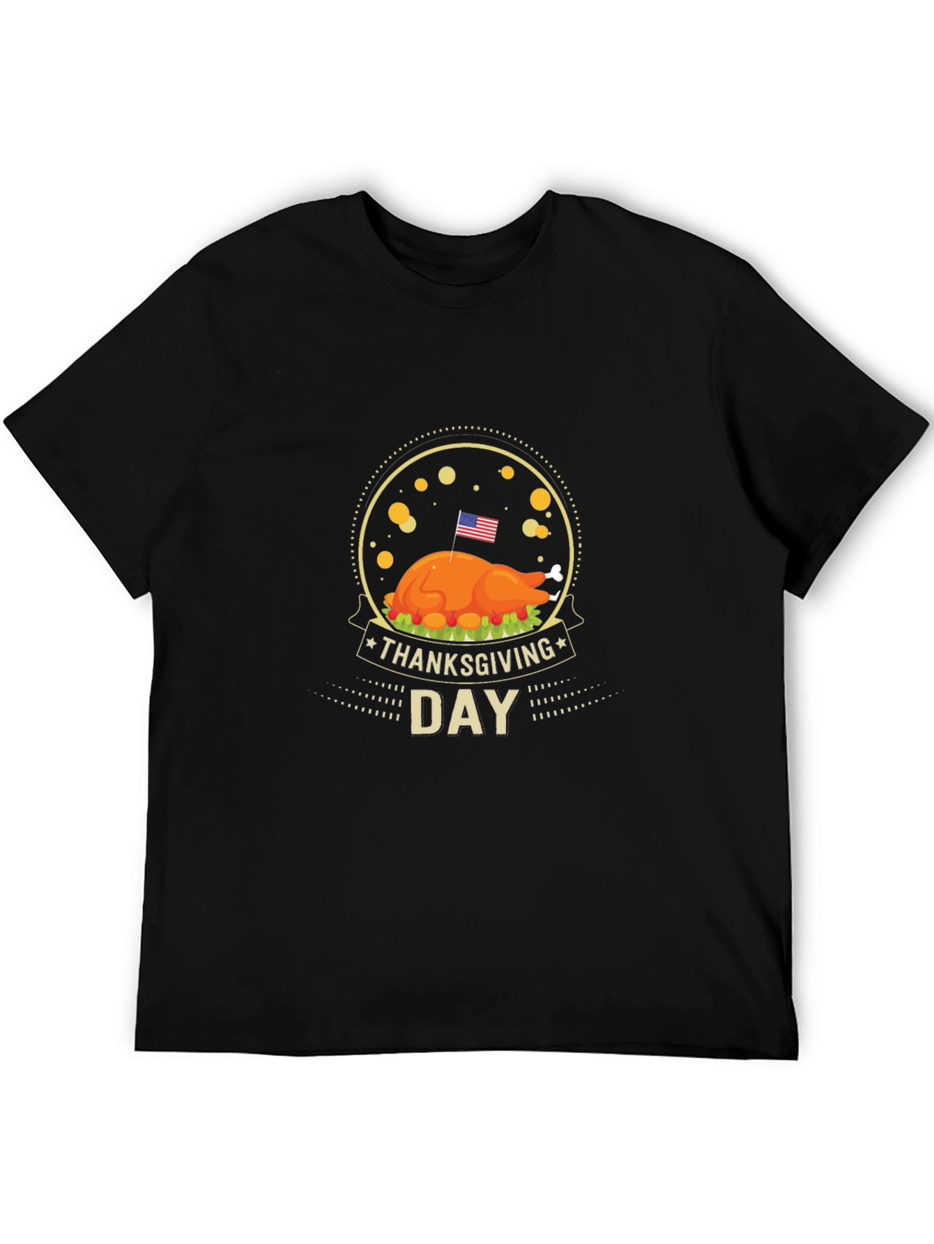 Thanksgiving Day Turkey Graphic T-Shirt