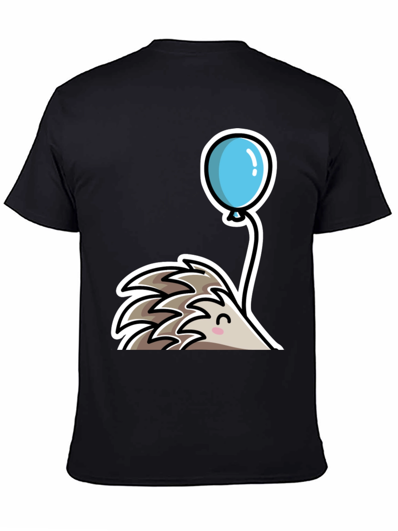 Cute Hedgehog with Balloon T-Shirt - Whimsical Design