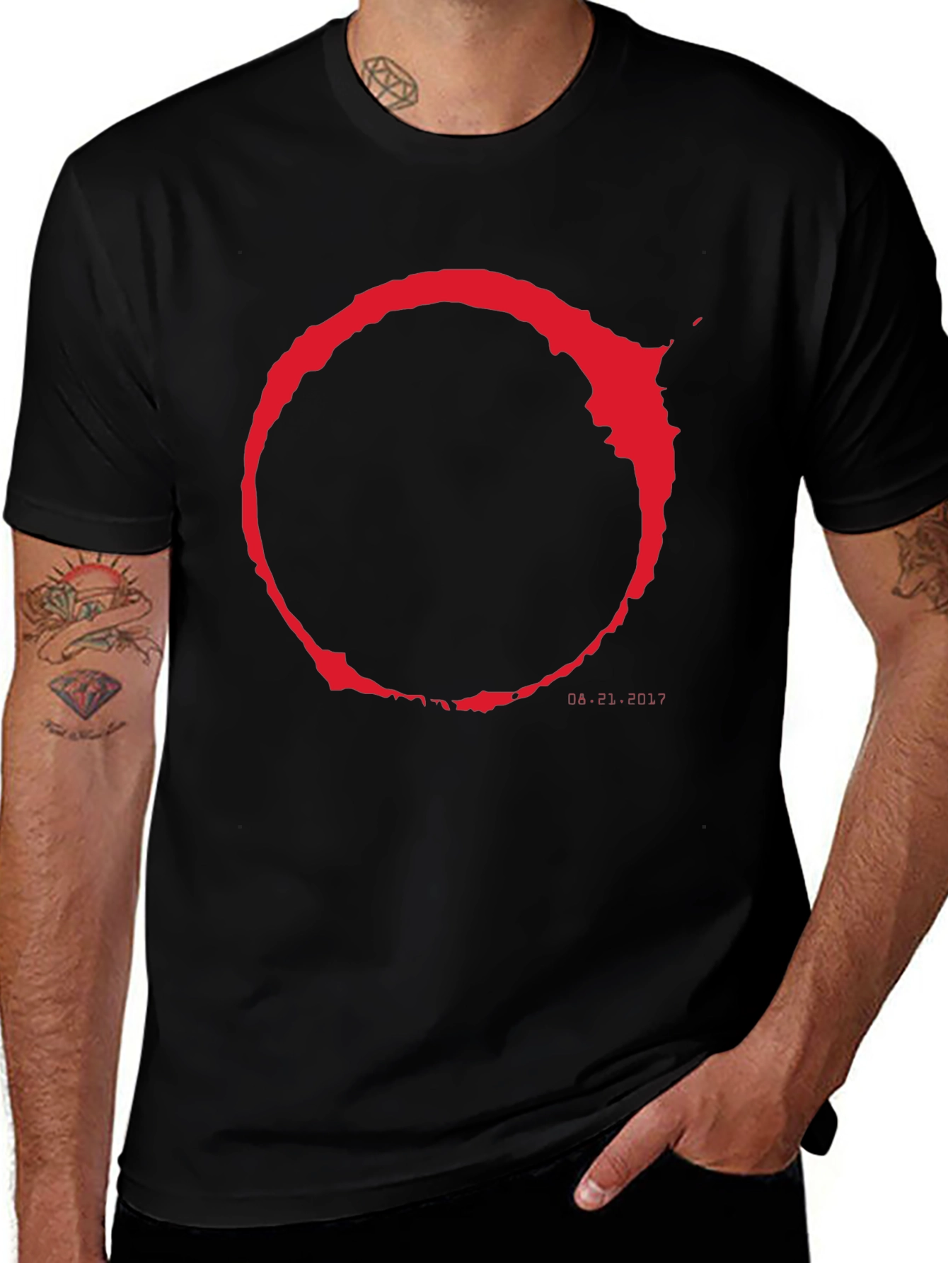 Eclipse Date Tee: Aug 21 2017 Solar Event Shirt