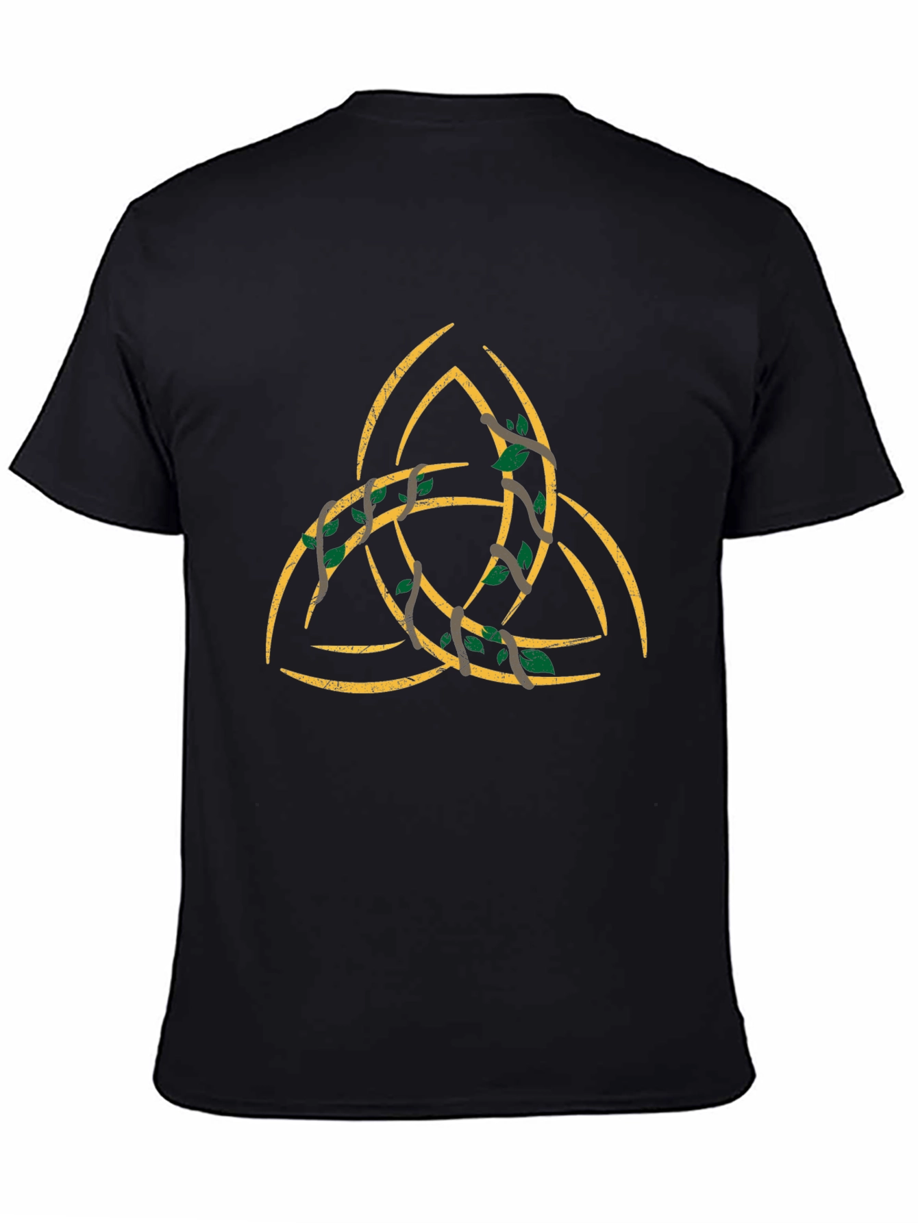 Celtic Knot Tree T-Shirt - Mens Black Graphic Tee