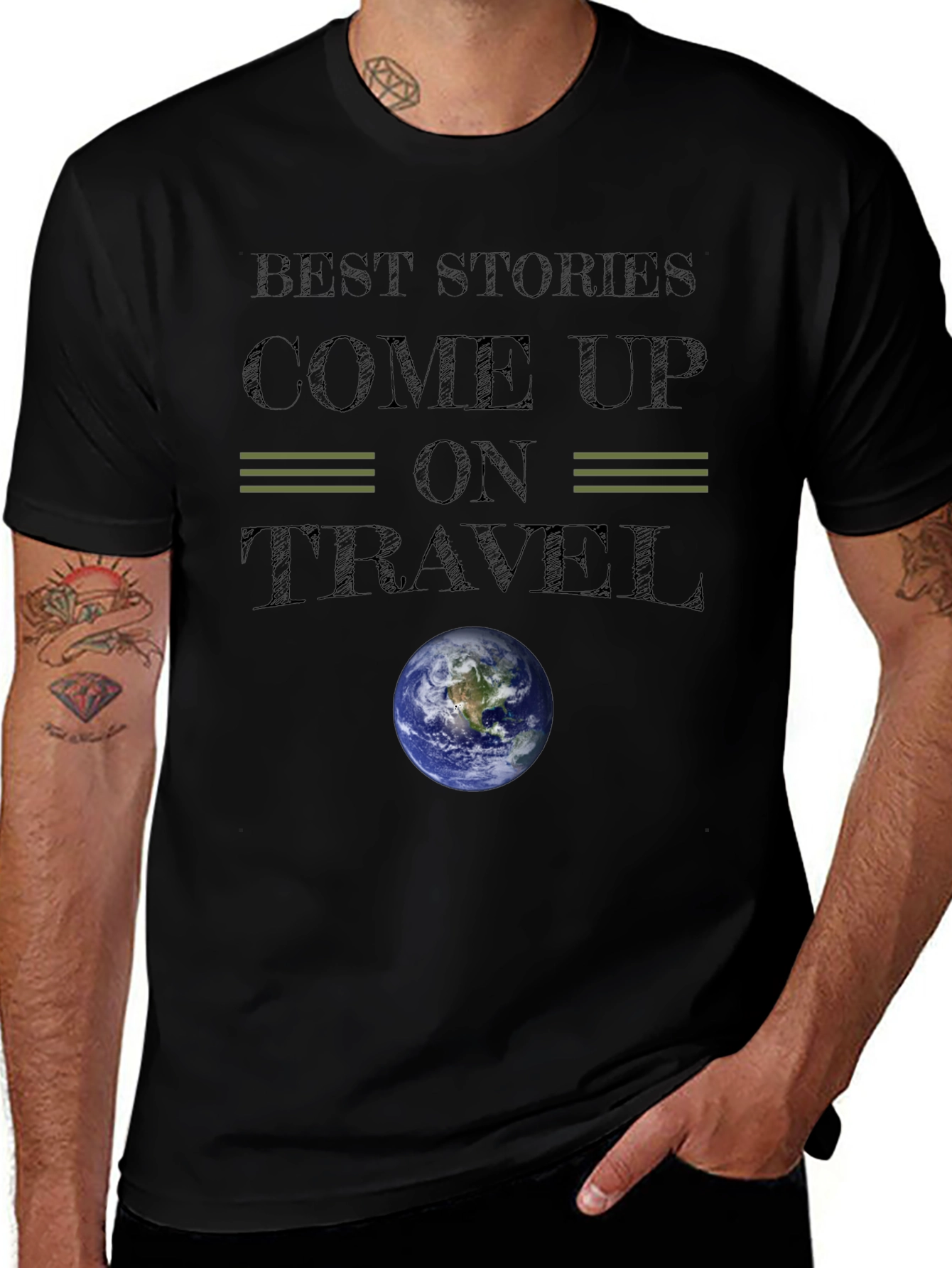 Travel Stories Graphic Tee - Adventure Shirt