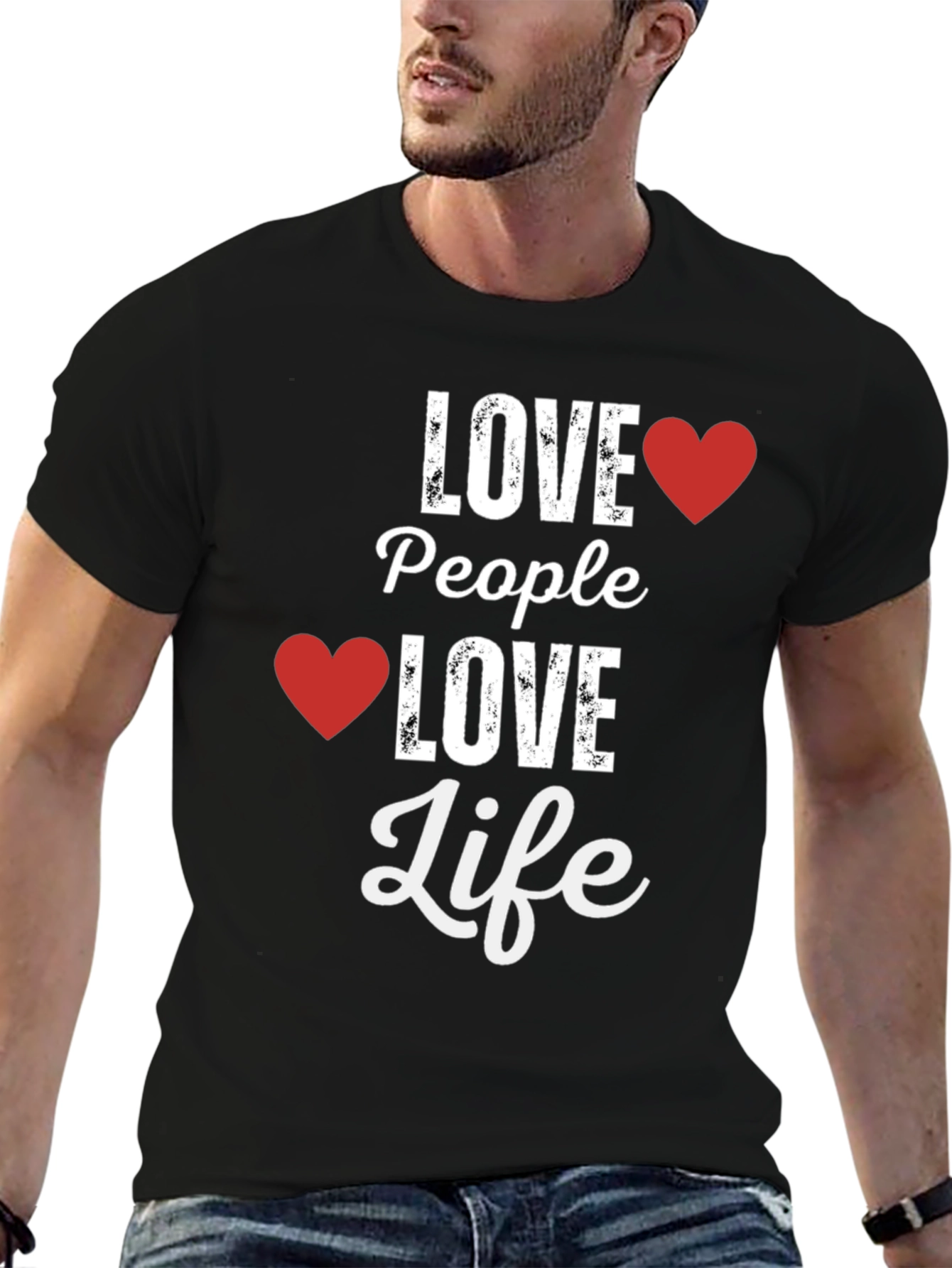 Love People Love Life T-Shirt Graphic Tee