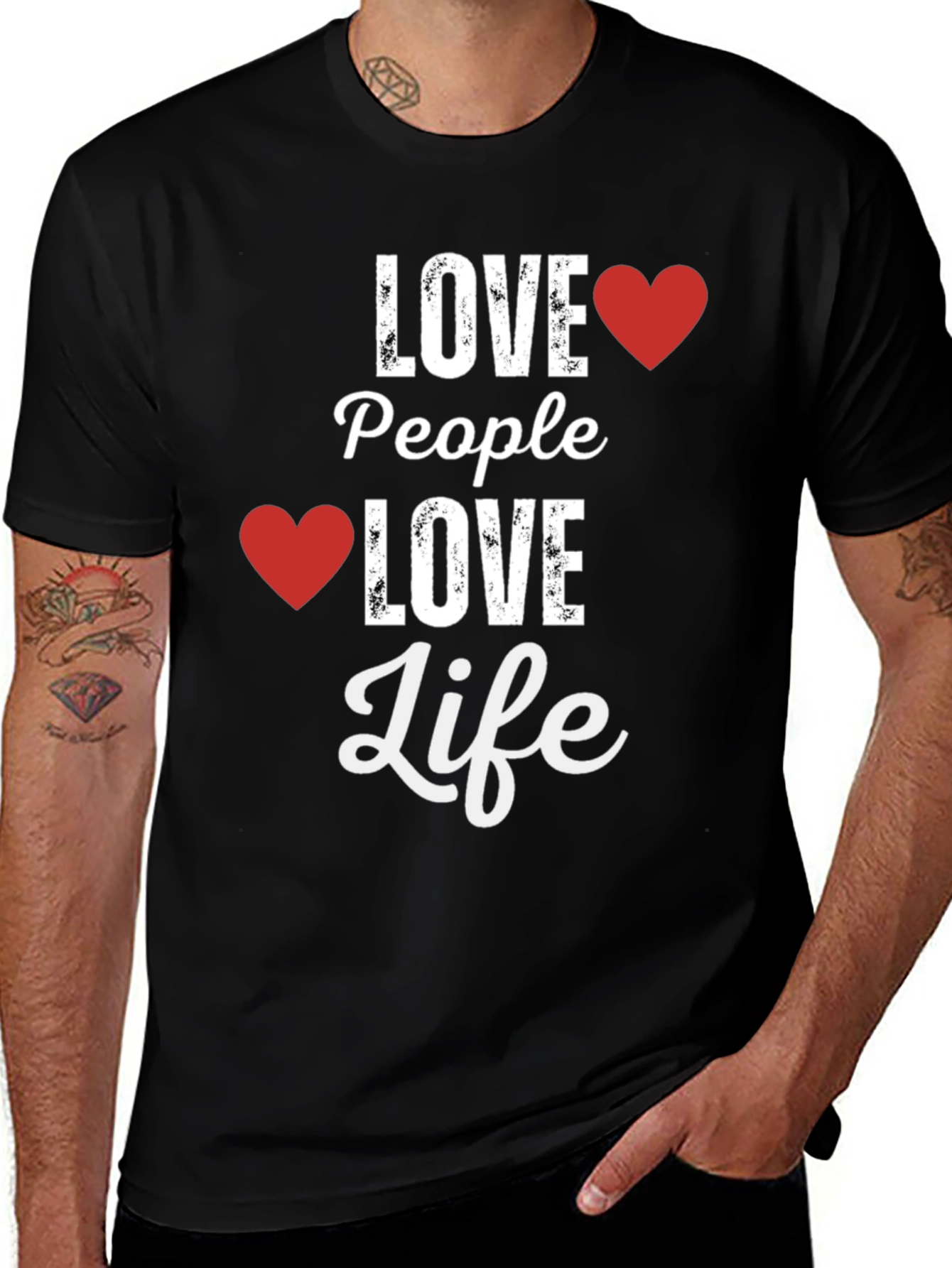 Love People Love Life T-Shirt Graphic Tee