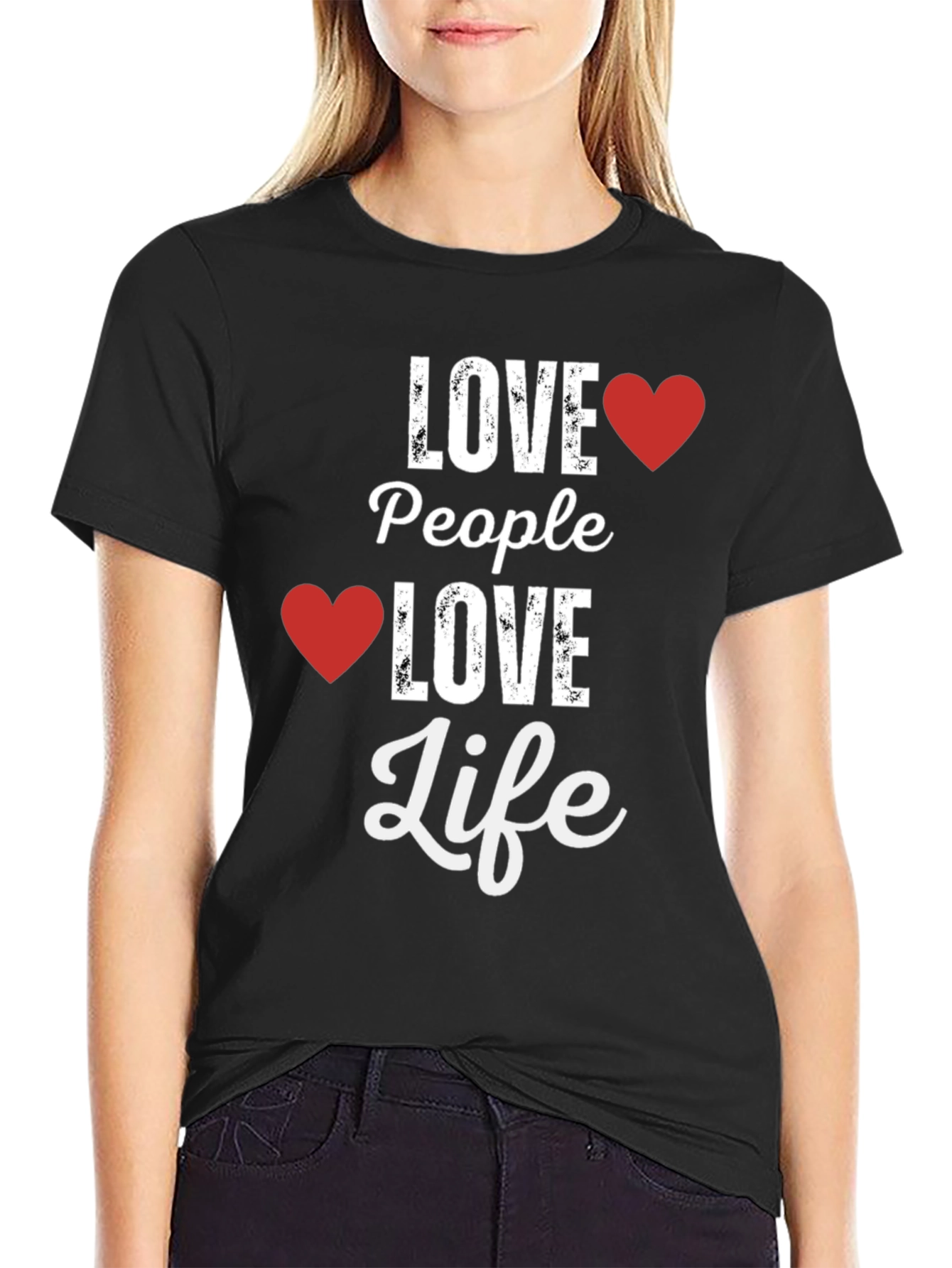 Love People Love Life T-Shirt Graphic Tee