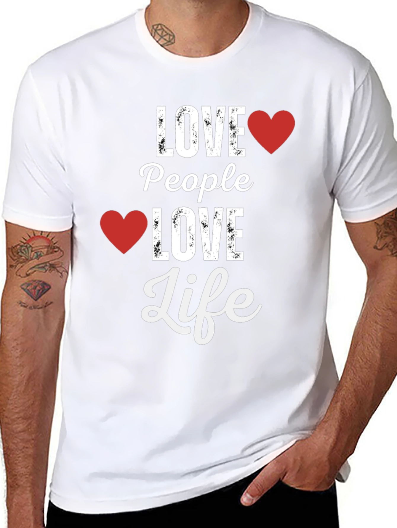 Love People Love Life T-Shirt Graphic Tee
