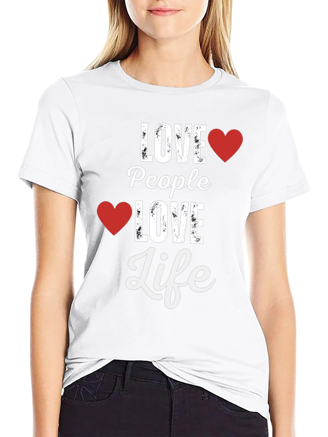 Love People Love Life T-Shirt Graphic Tee