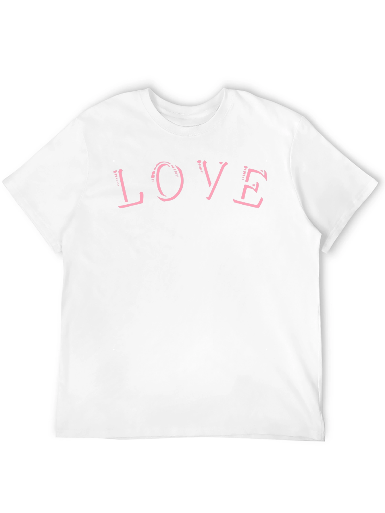 Love Graphic Print Crew Neck T-Shirt