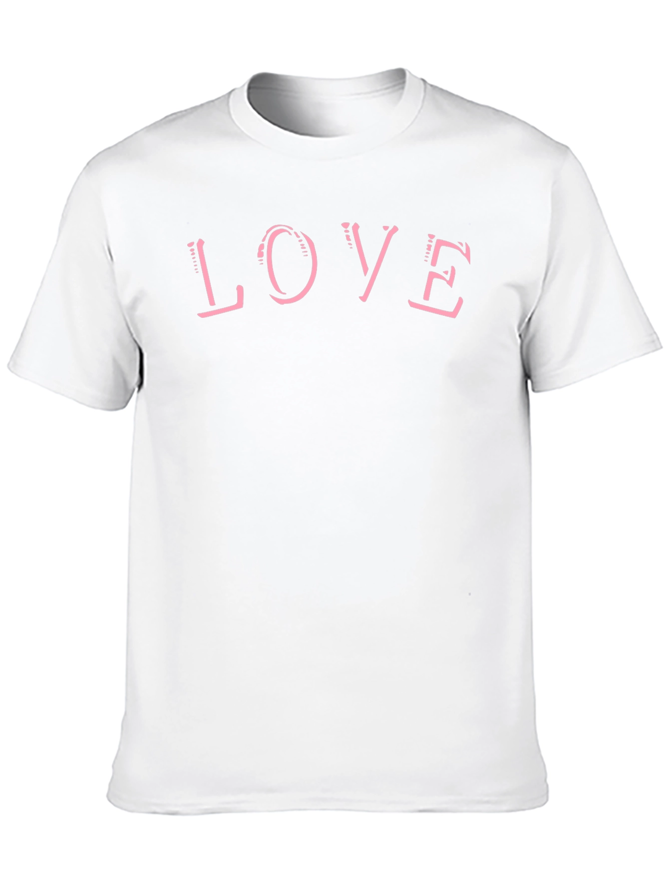 Love Graphic Print Crew Neck T-Shirt
