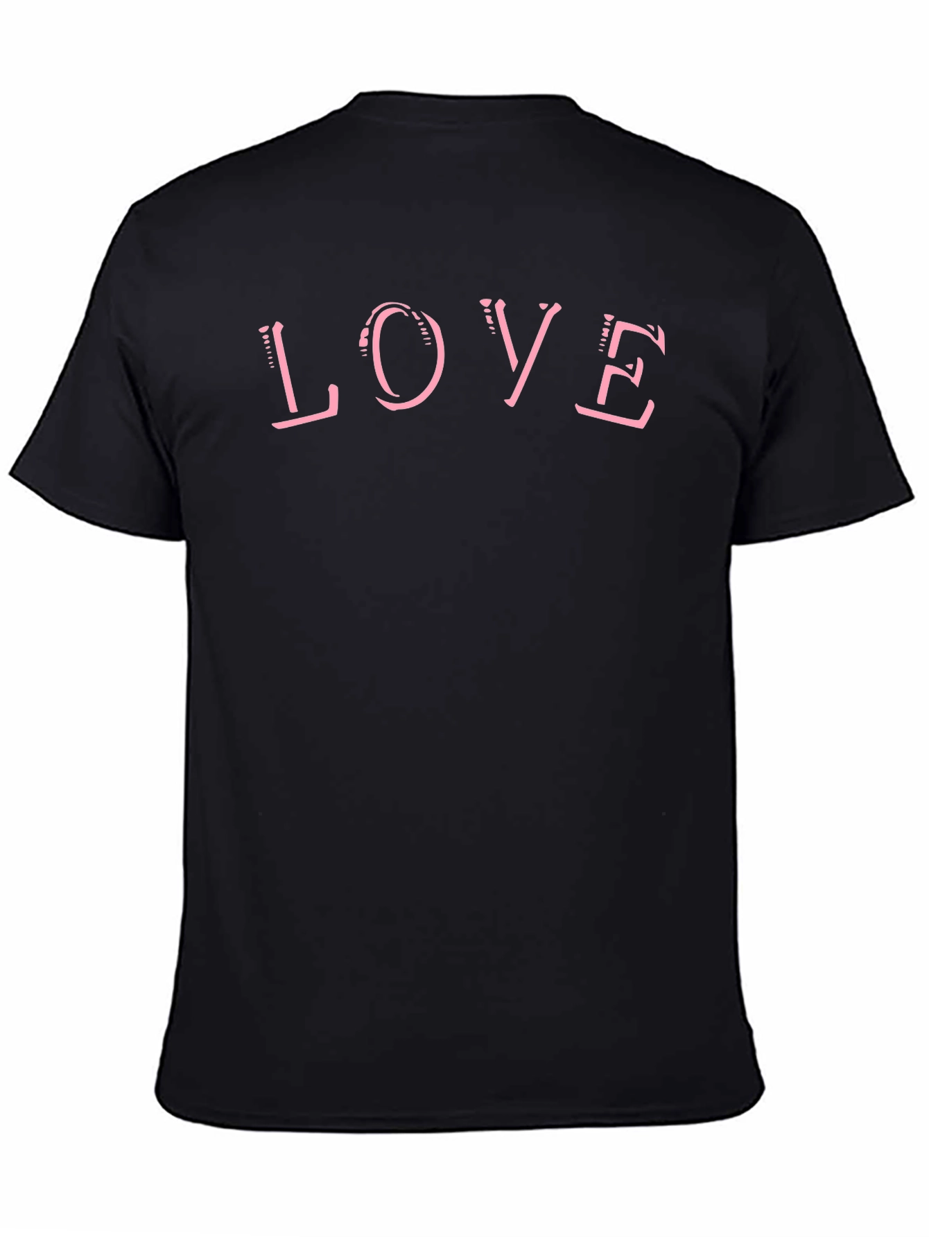 Love Graphic Print Crew Neck T-Shirt