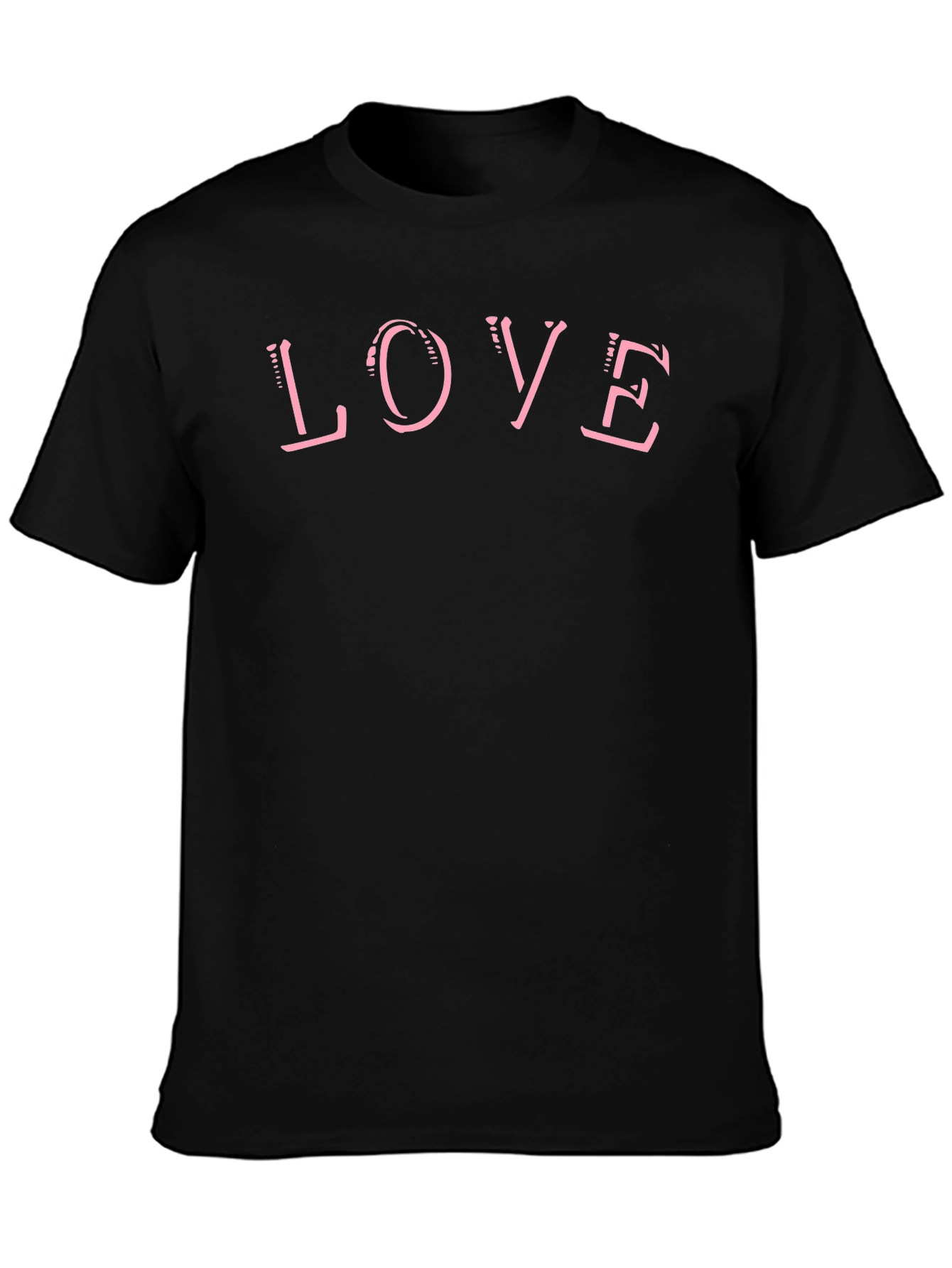 Love Graphic Print Crew Neck T-Shirt
