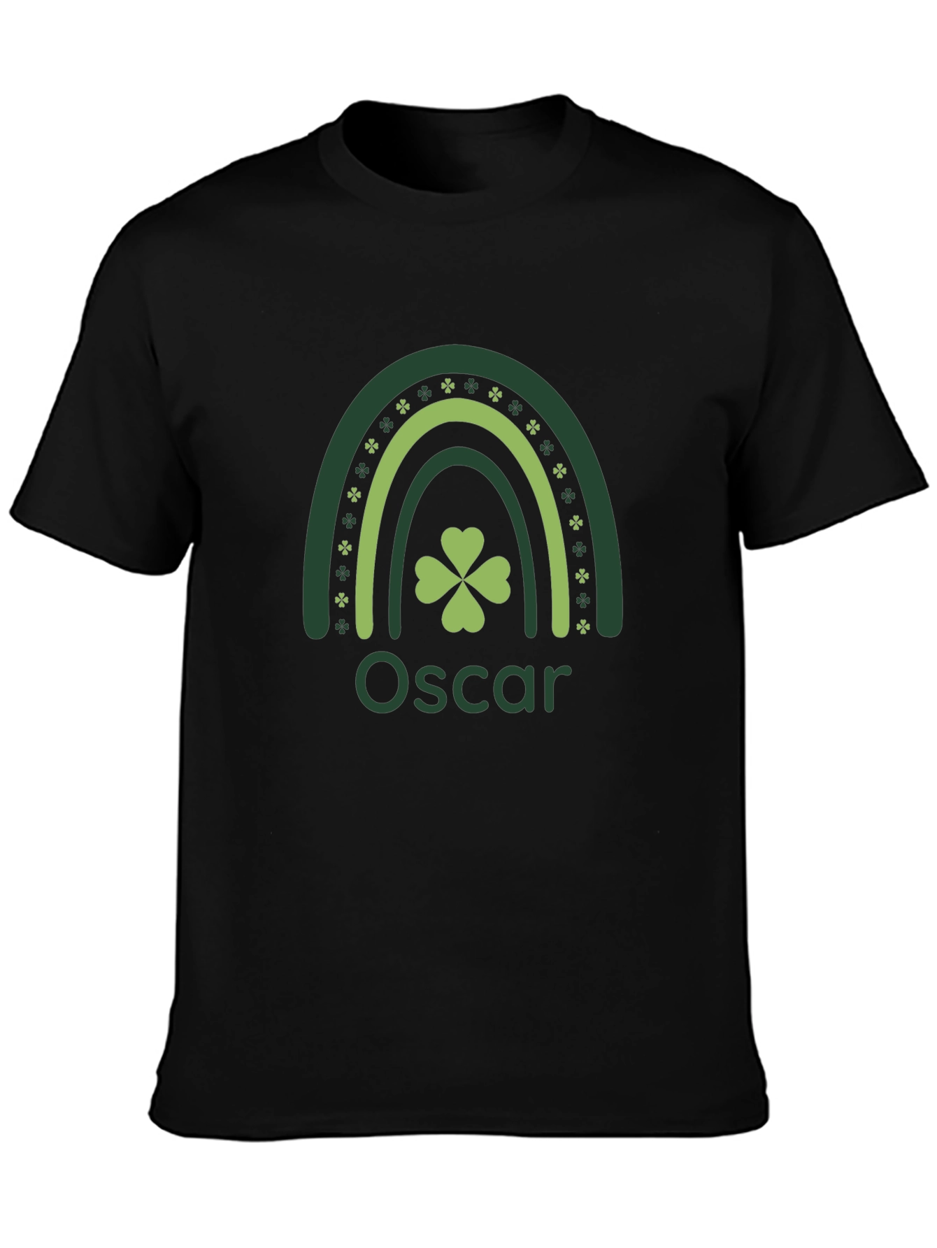 Oscar St. Patricks Day Rainbow Shamrock T-Shirt