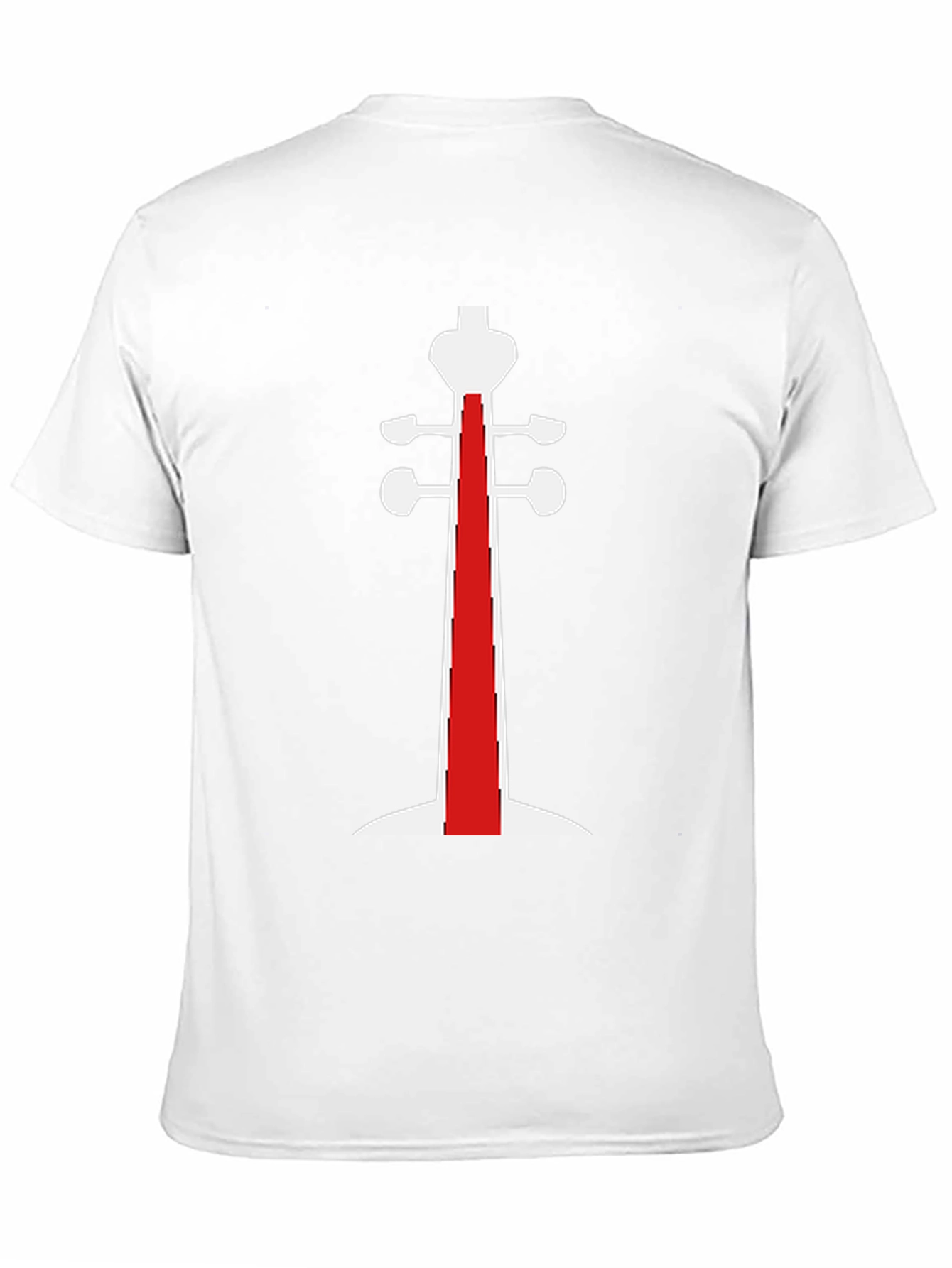 Unique Black T-Shirt with Violin Design