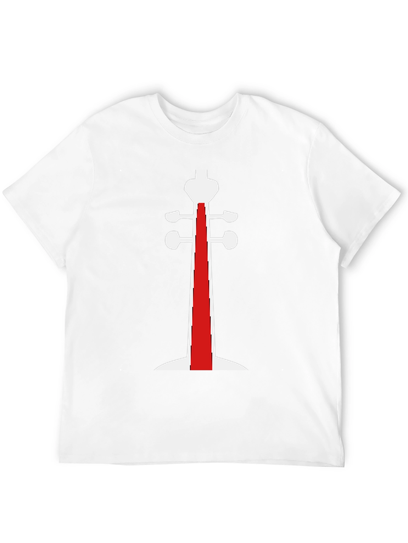 Unique Black T-Shirt with Violin Design