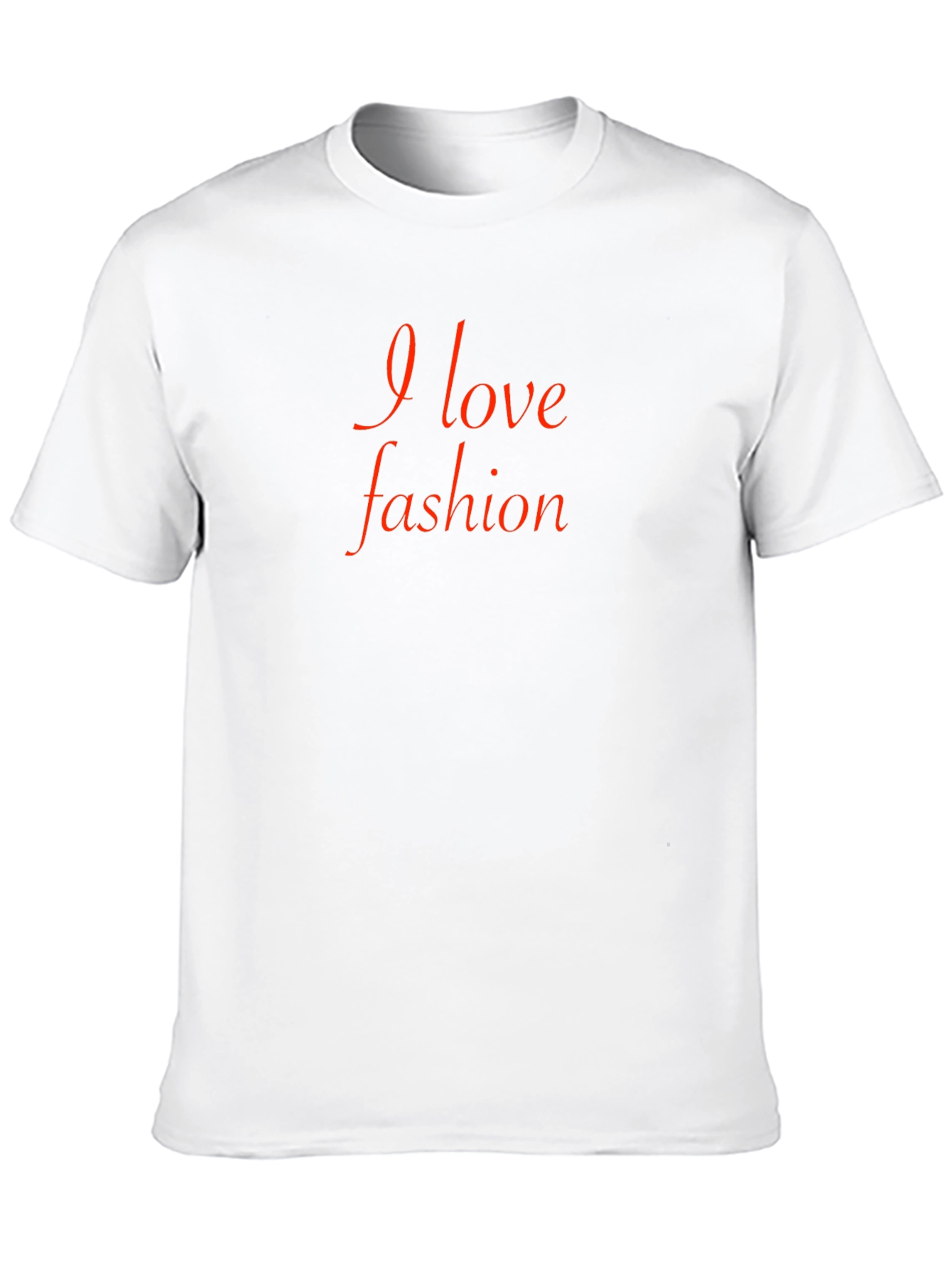 I Love Fashion Black Tee Shirt