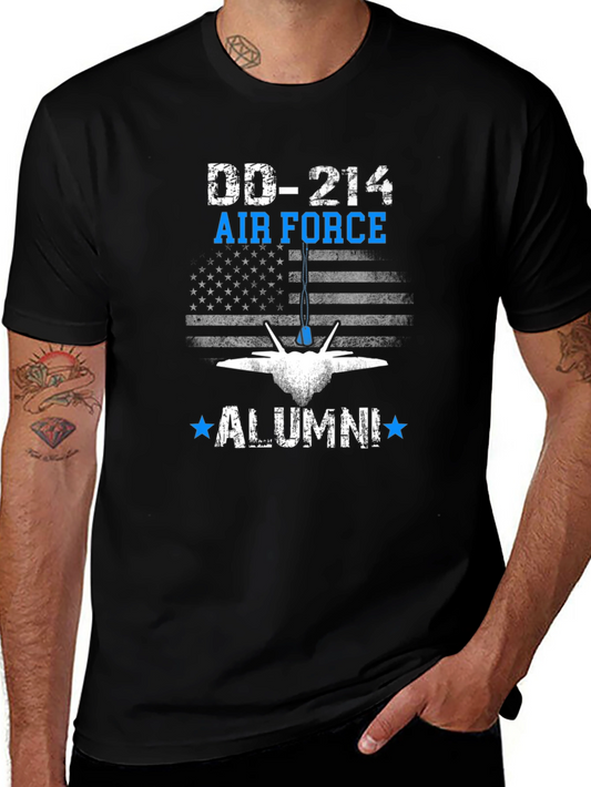DD-214 Air Force Alumni Black T-Shirt