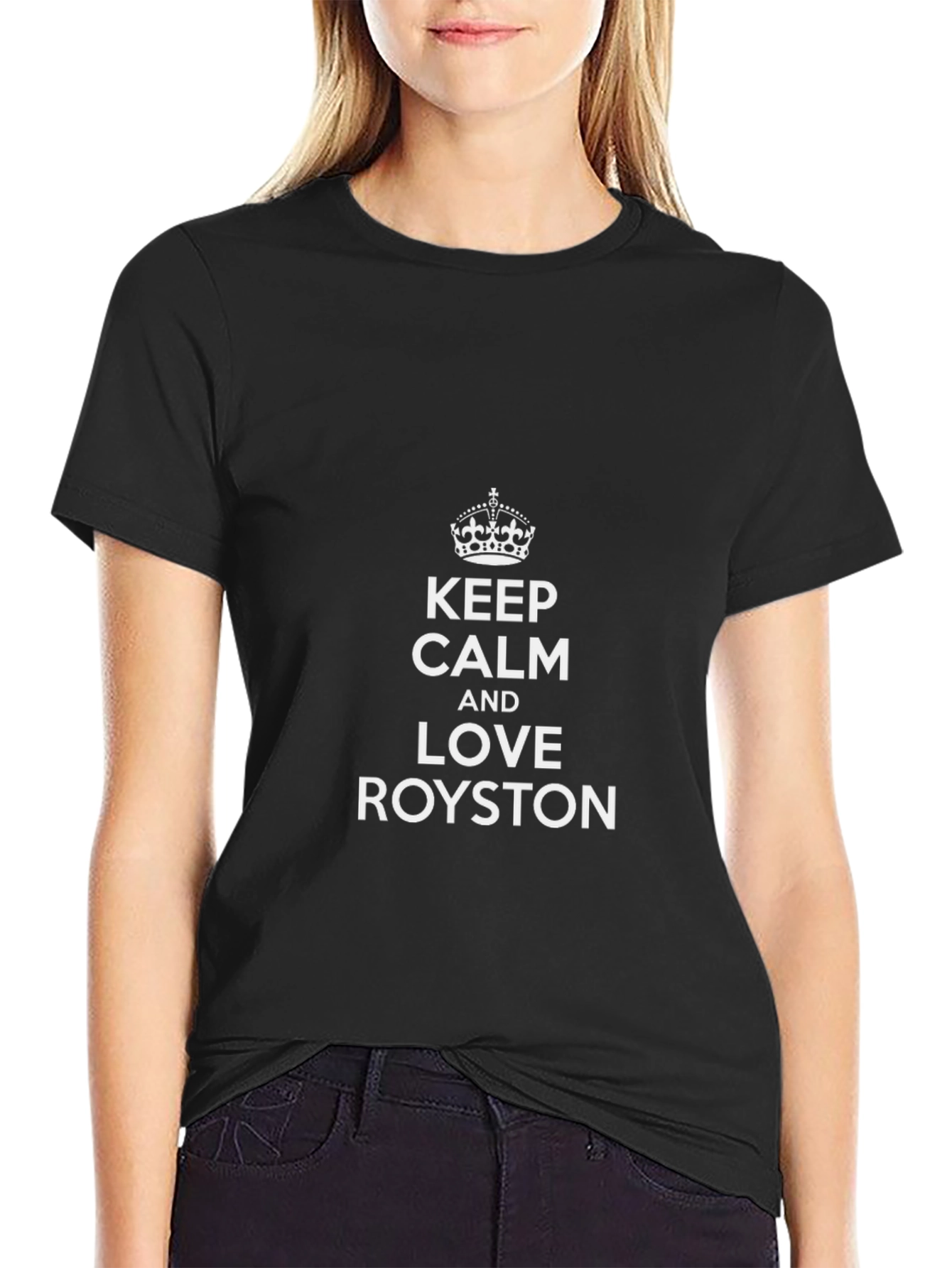 Keep Calm and Love Royston Black T-Shirt