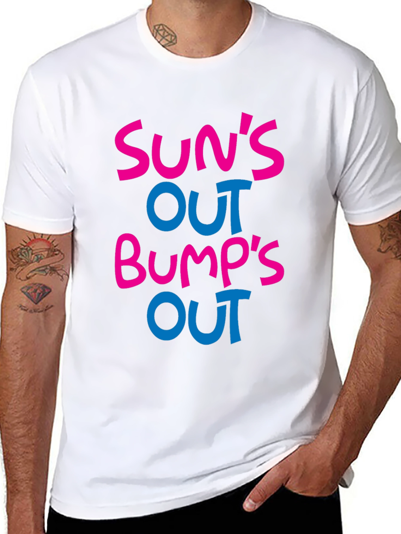 Suns Out Bumps Out T-Shirt - Fun Maternity Tee