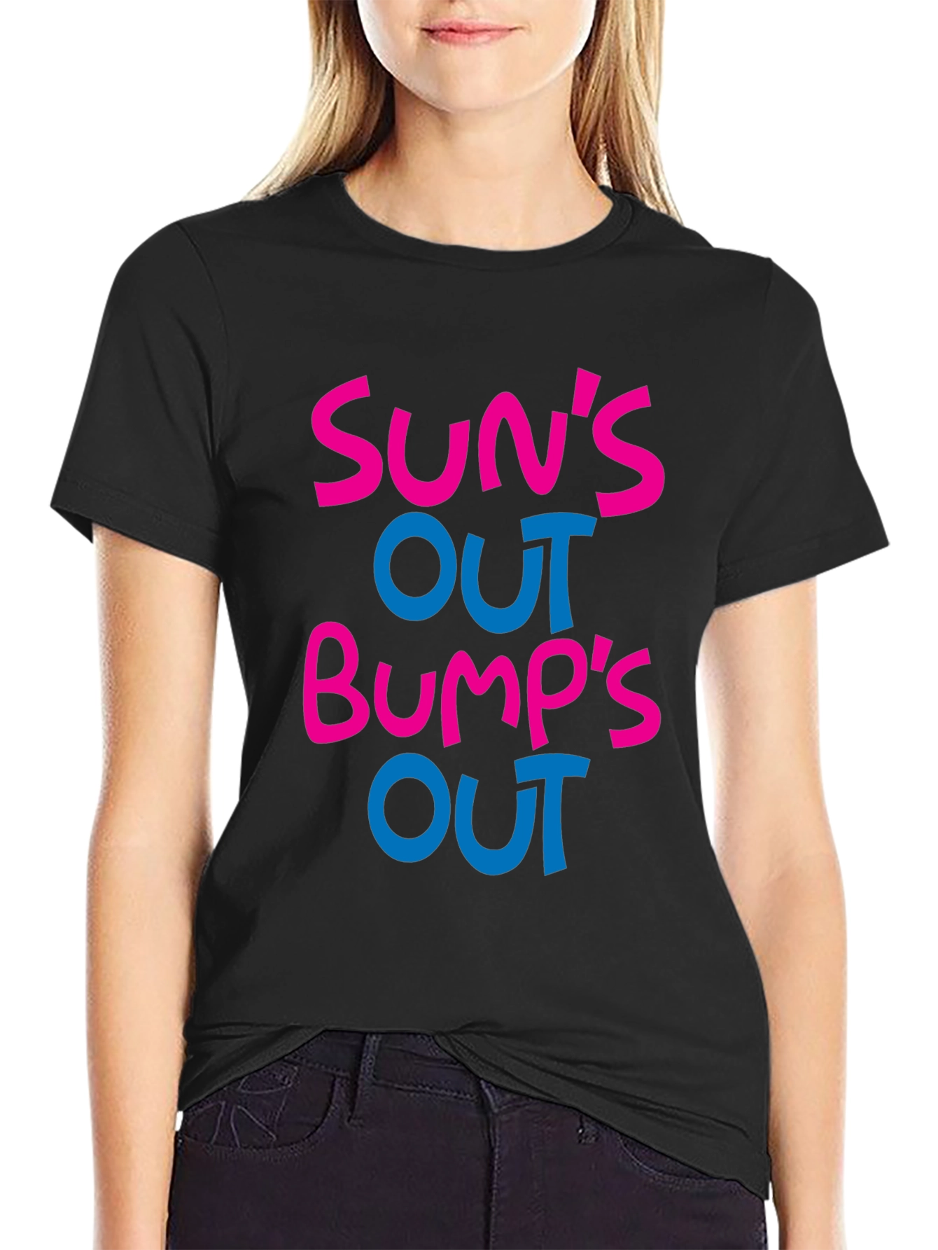 Suns Out Bumps Out T-Shirt - Fun Maternity Tee