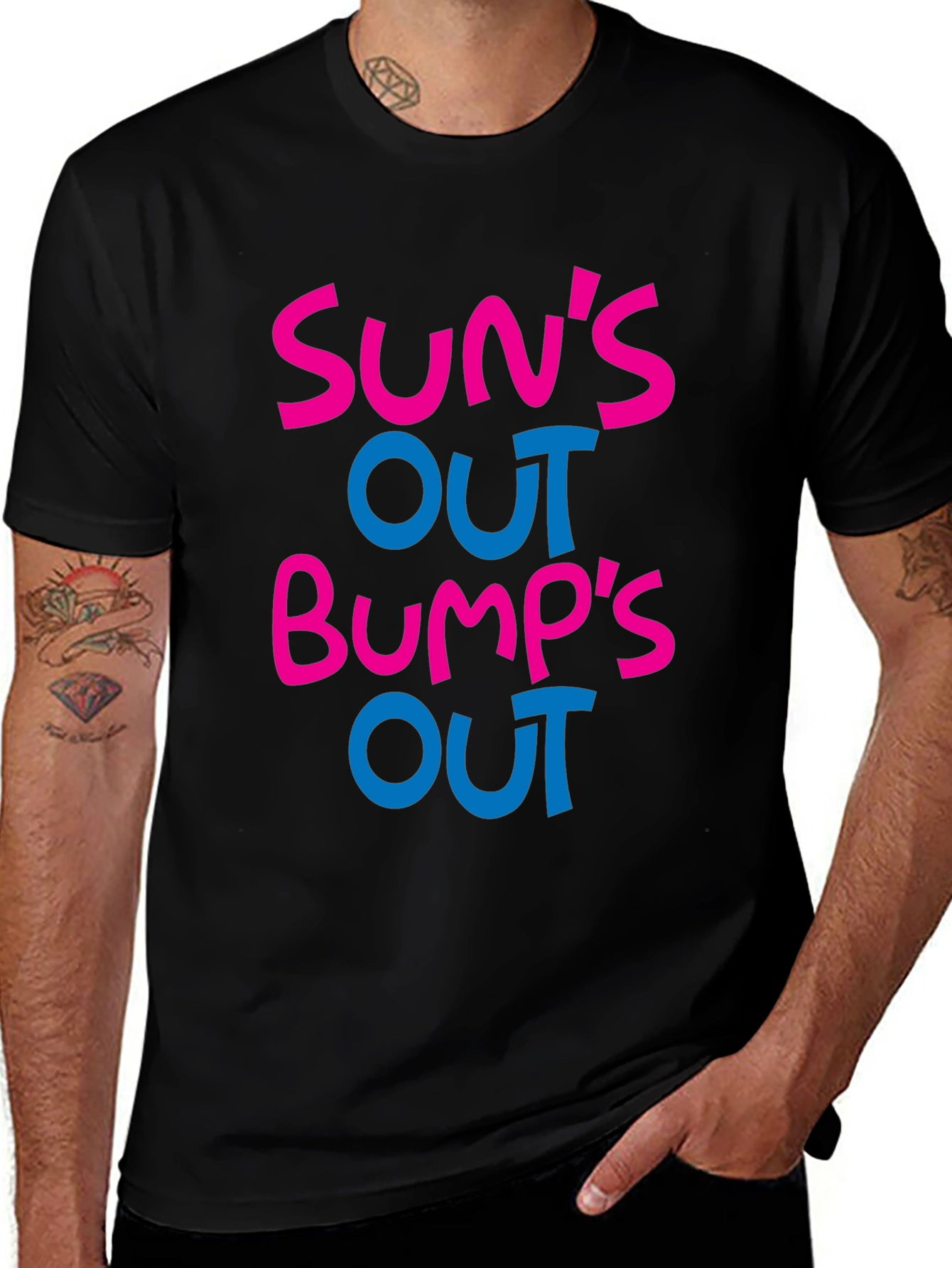 Suns Out Bumps Out T-Shirt - Fun Maternity Tee