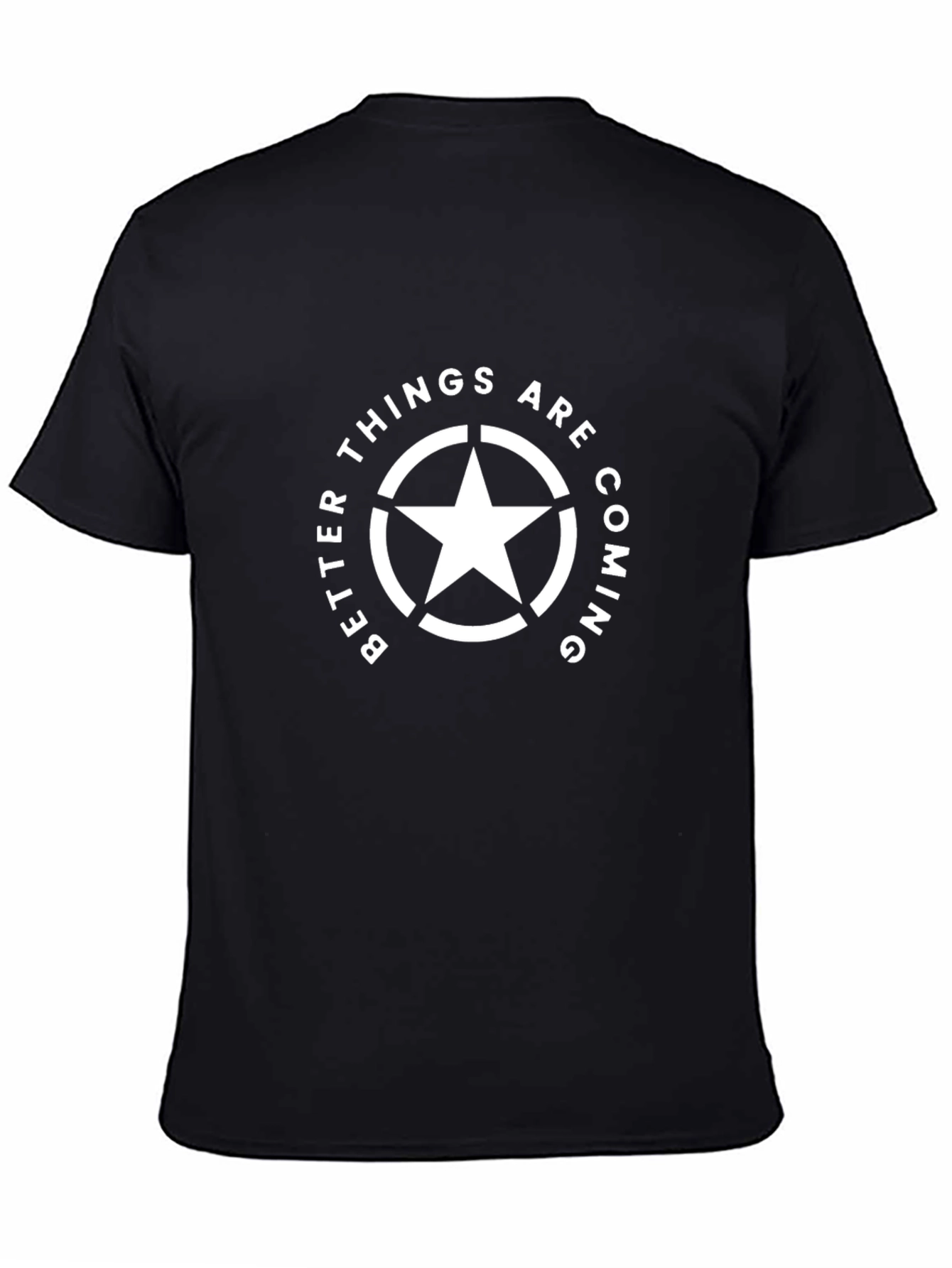 Better Things Are Coming Black Graphic Tee