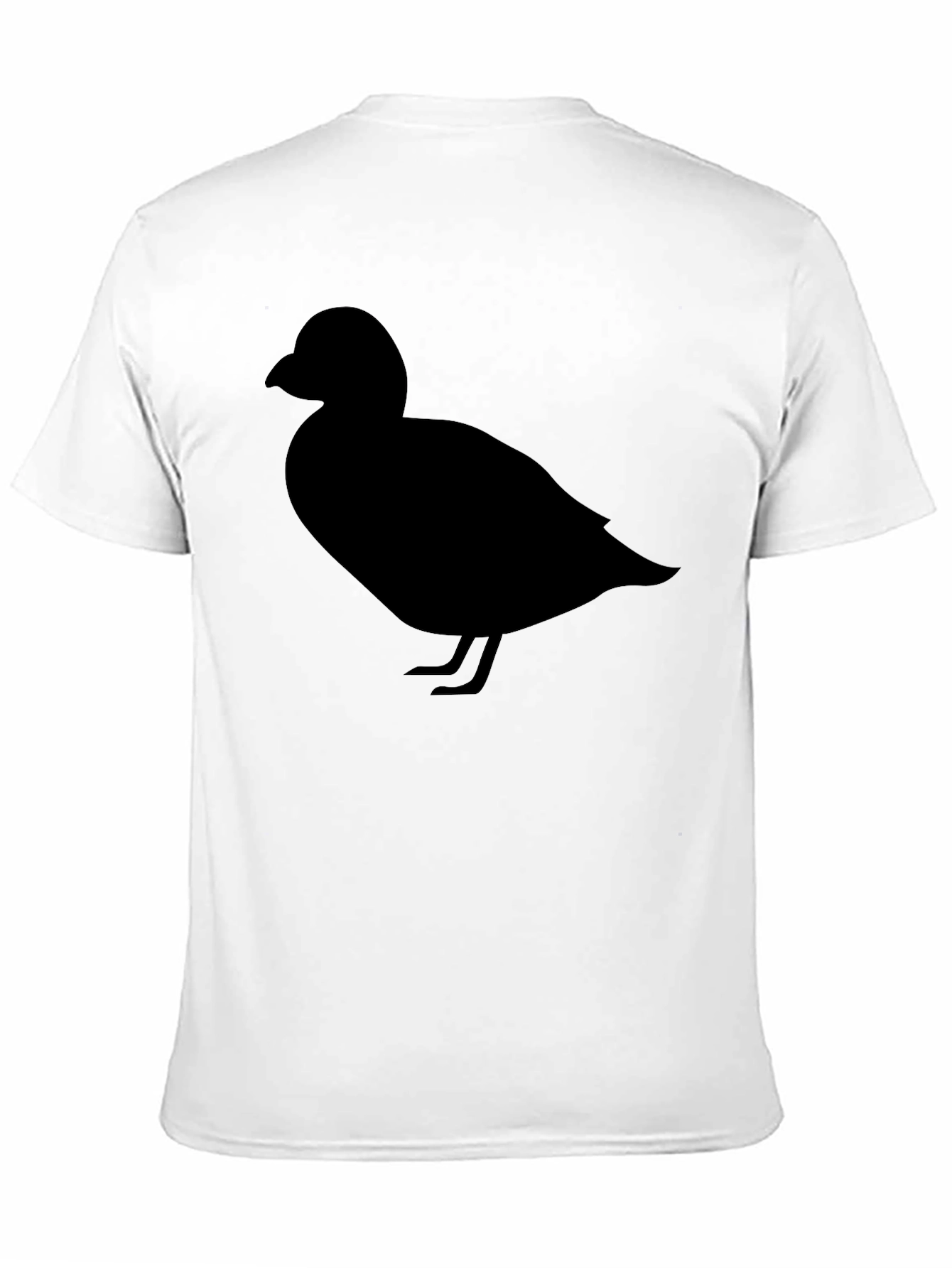 Duck Silhouette Graphic Tee - Casual Cotton T-Shirt