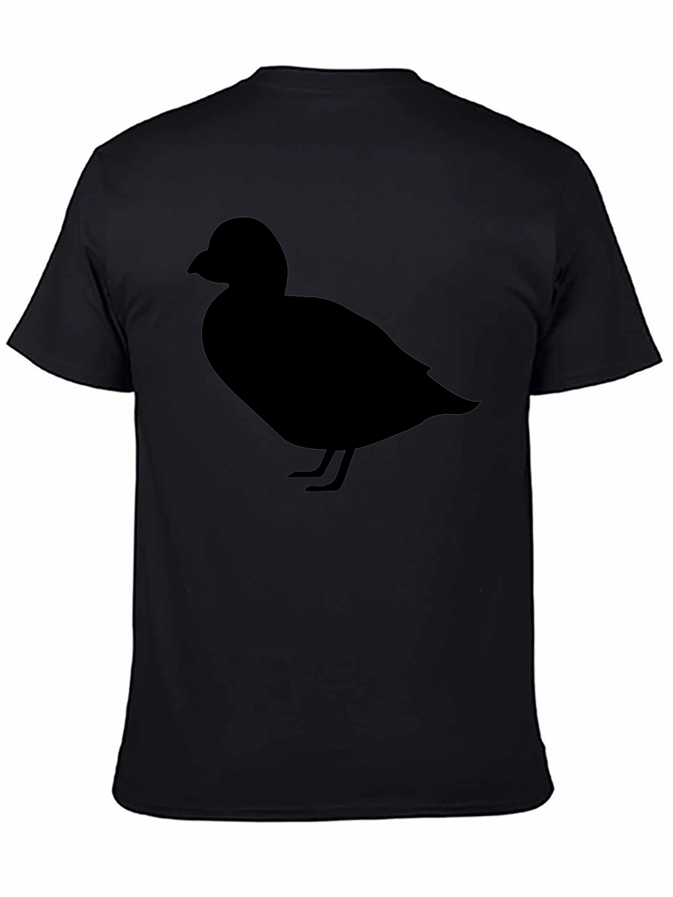 Duck Silhouette Graphic Tee - Casual Cotton T-Shirt