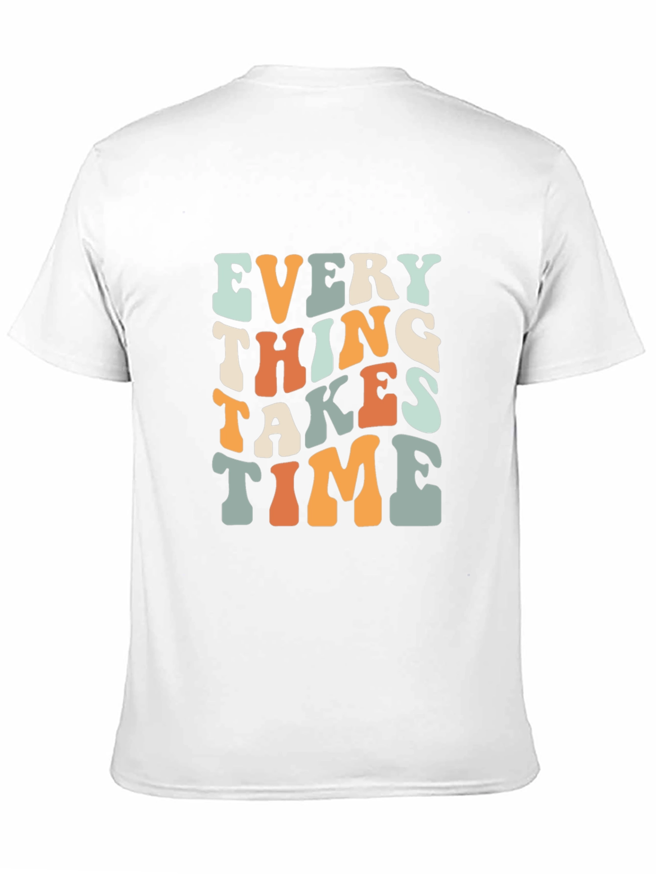 Everything Takes Time Retro Graphic T-Shirt