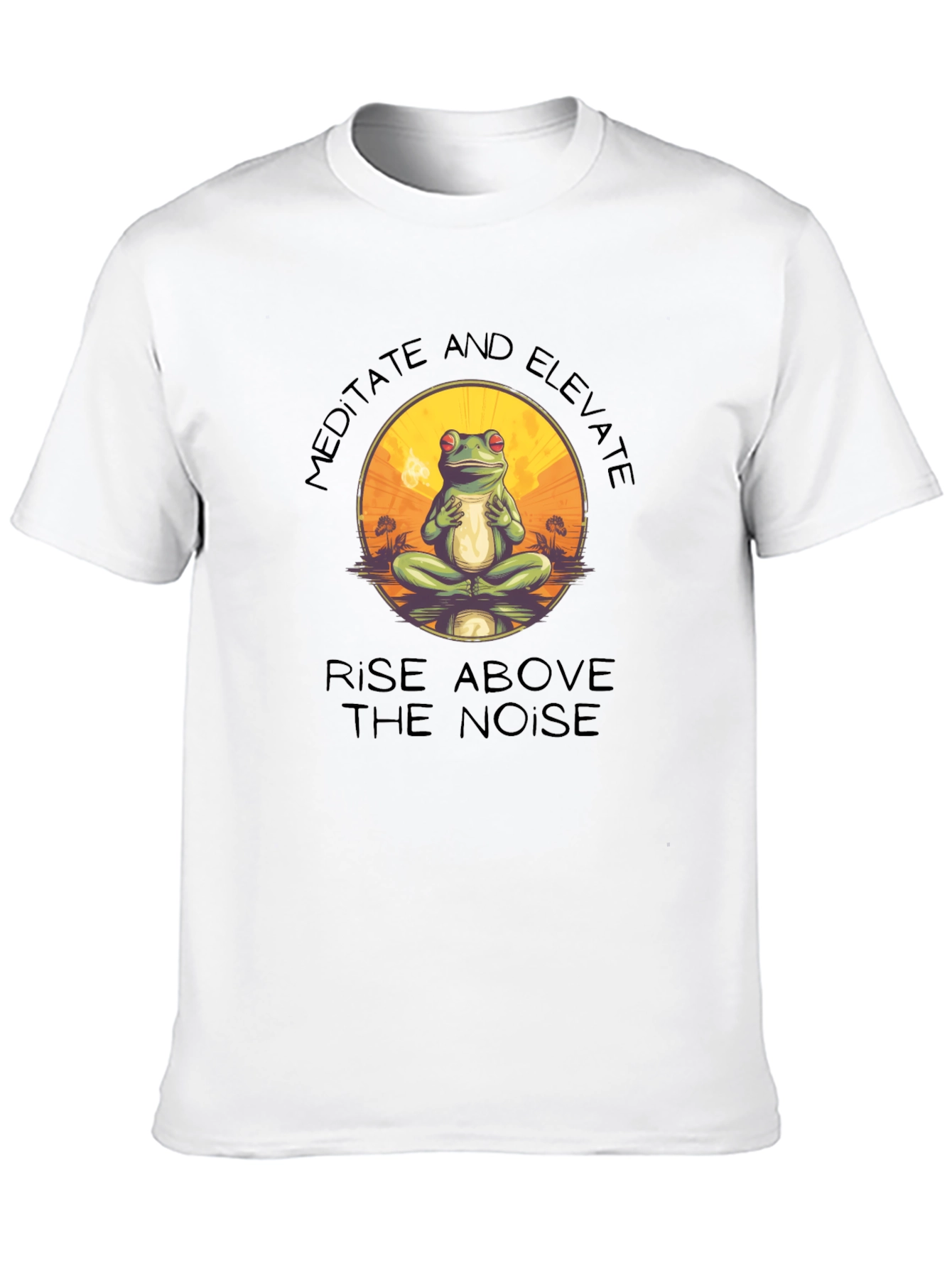Meditate and Elevate Frog T-Shirt