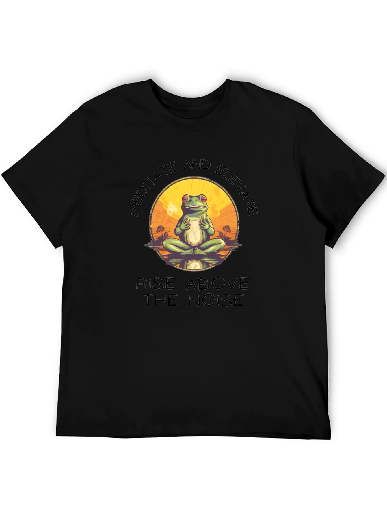 Meditate and Elevate Frog T-Shirt