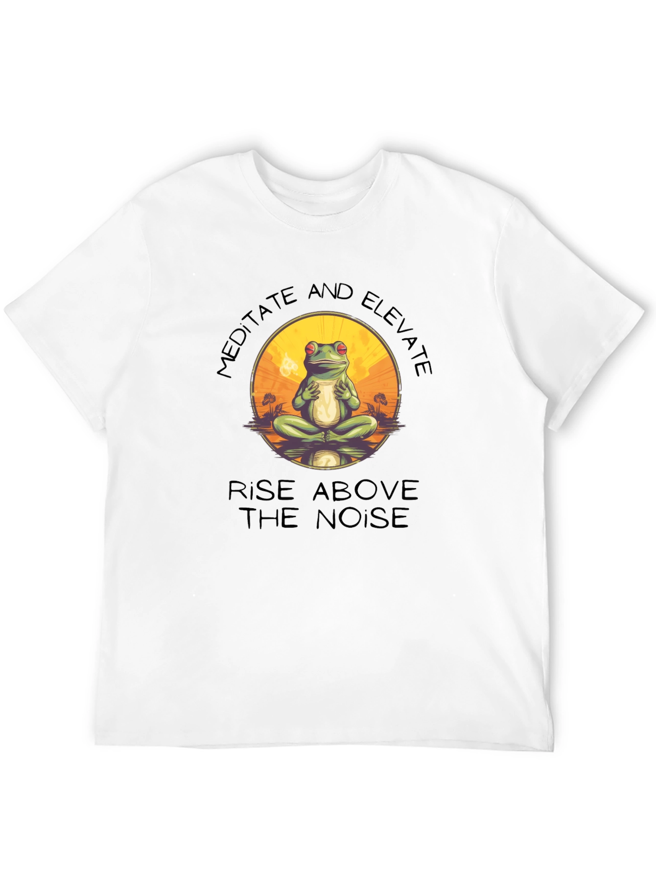 Meditate and Elevate Frog T-Shirt