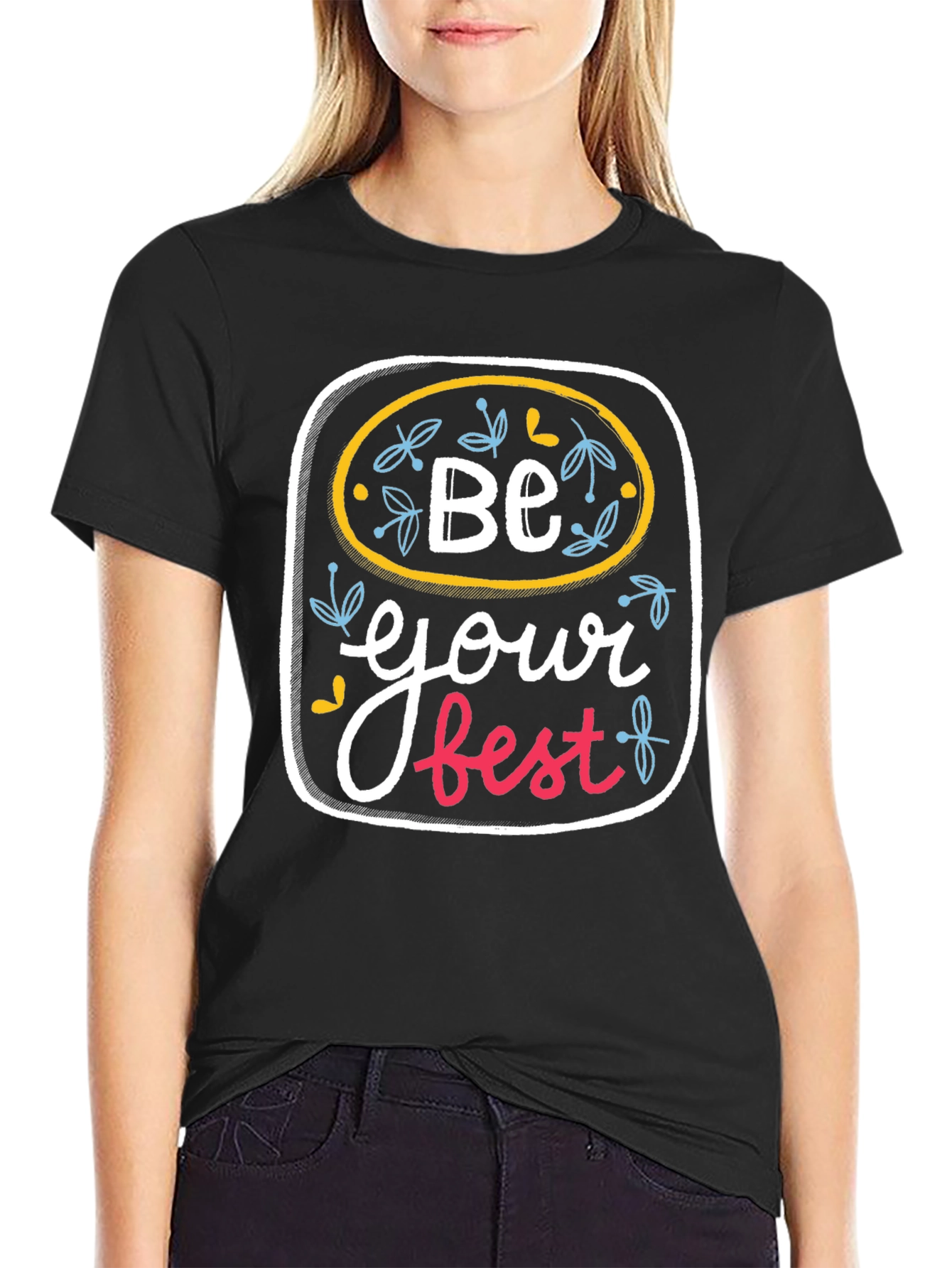 Be Your Best Graphic T-Shirt - Black