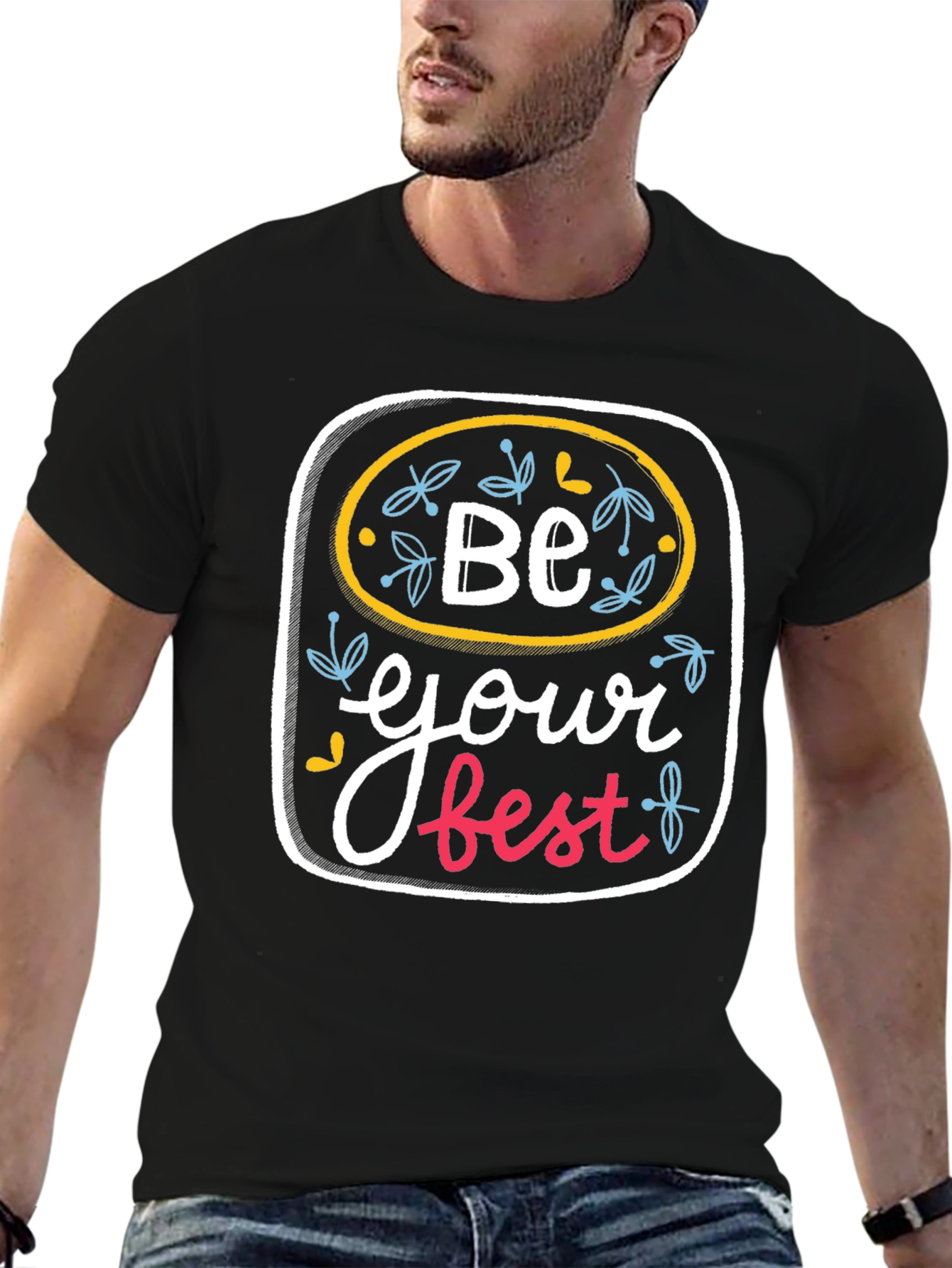 Be Your Best Graphic T-Shirt - Black