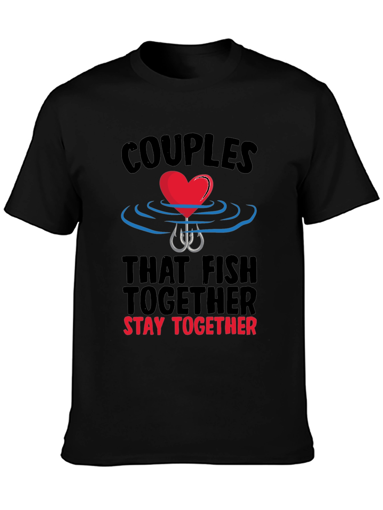 Couples Fishing Together T-Shirt