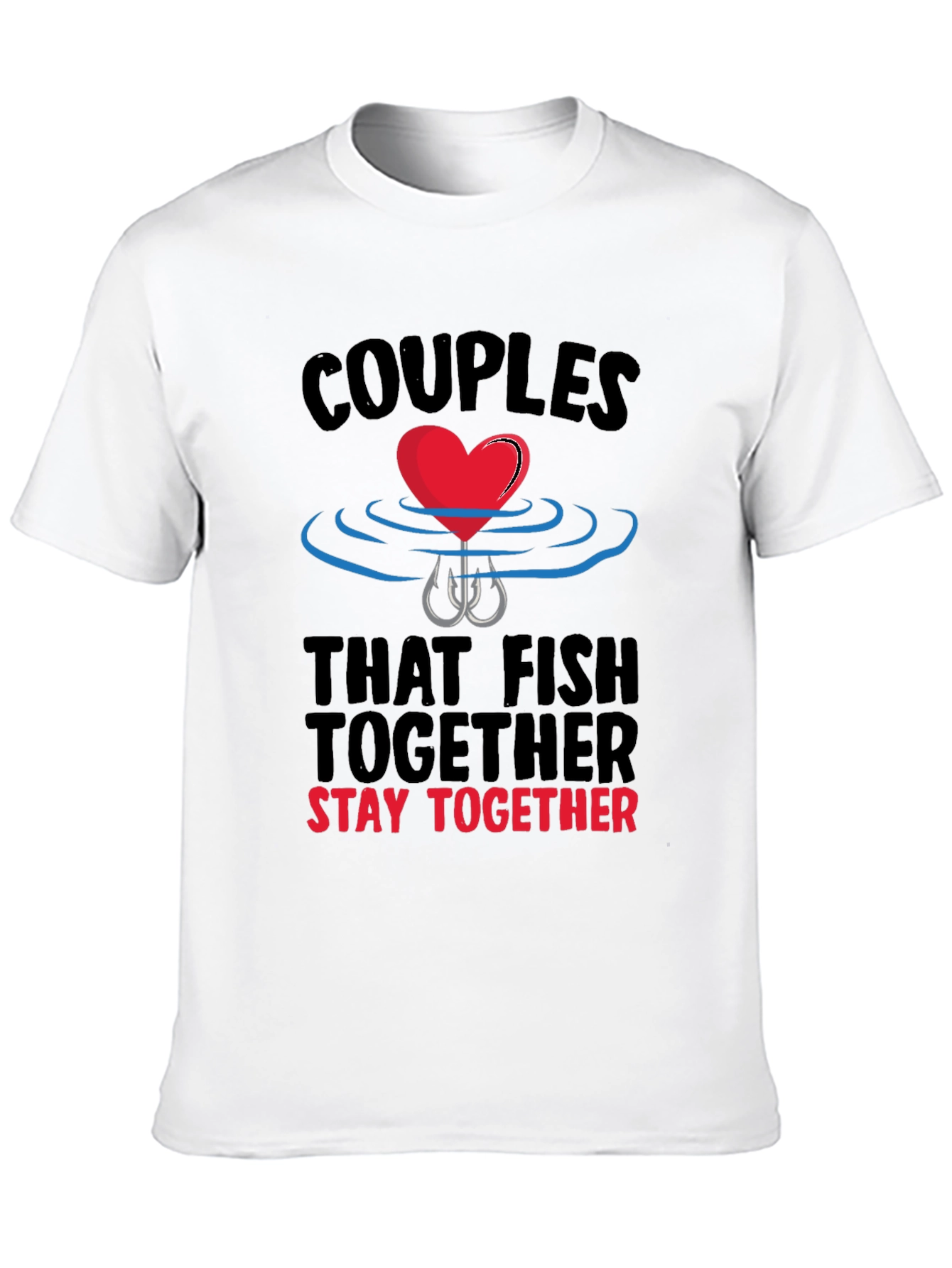 Couples Fishing Together T-Shirt