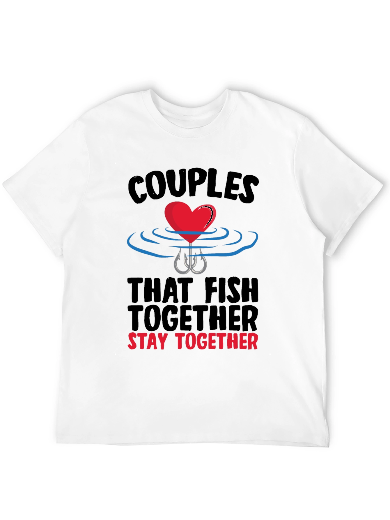 Couples Fishing Together T-Shirt