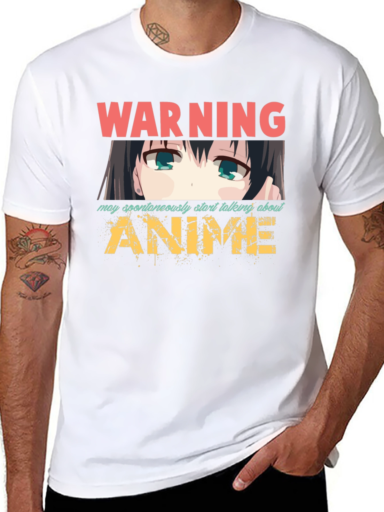 Warning Anime T-Shirt