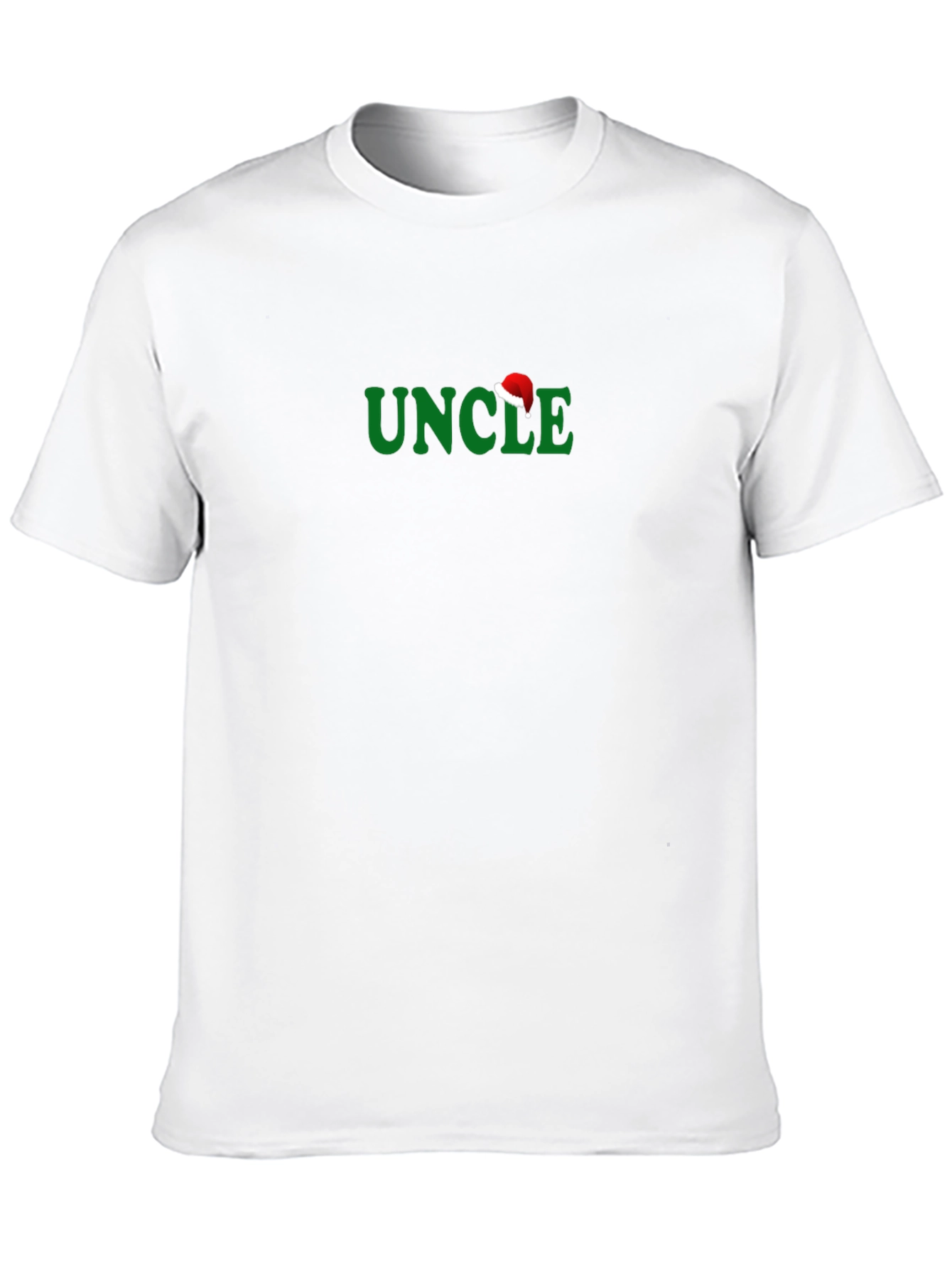 Uncle Christmas Santa Hat Tee