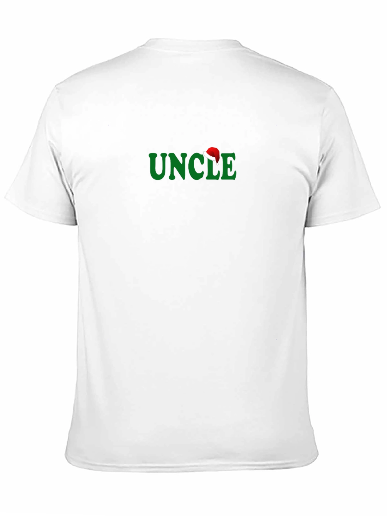 Uncle Christmas Santa Hat Tee